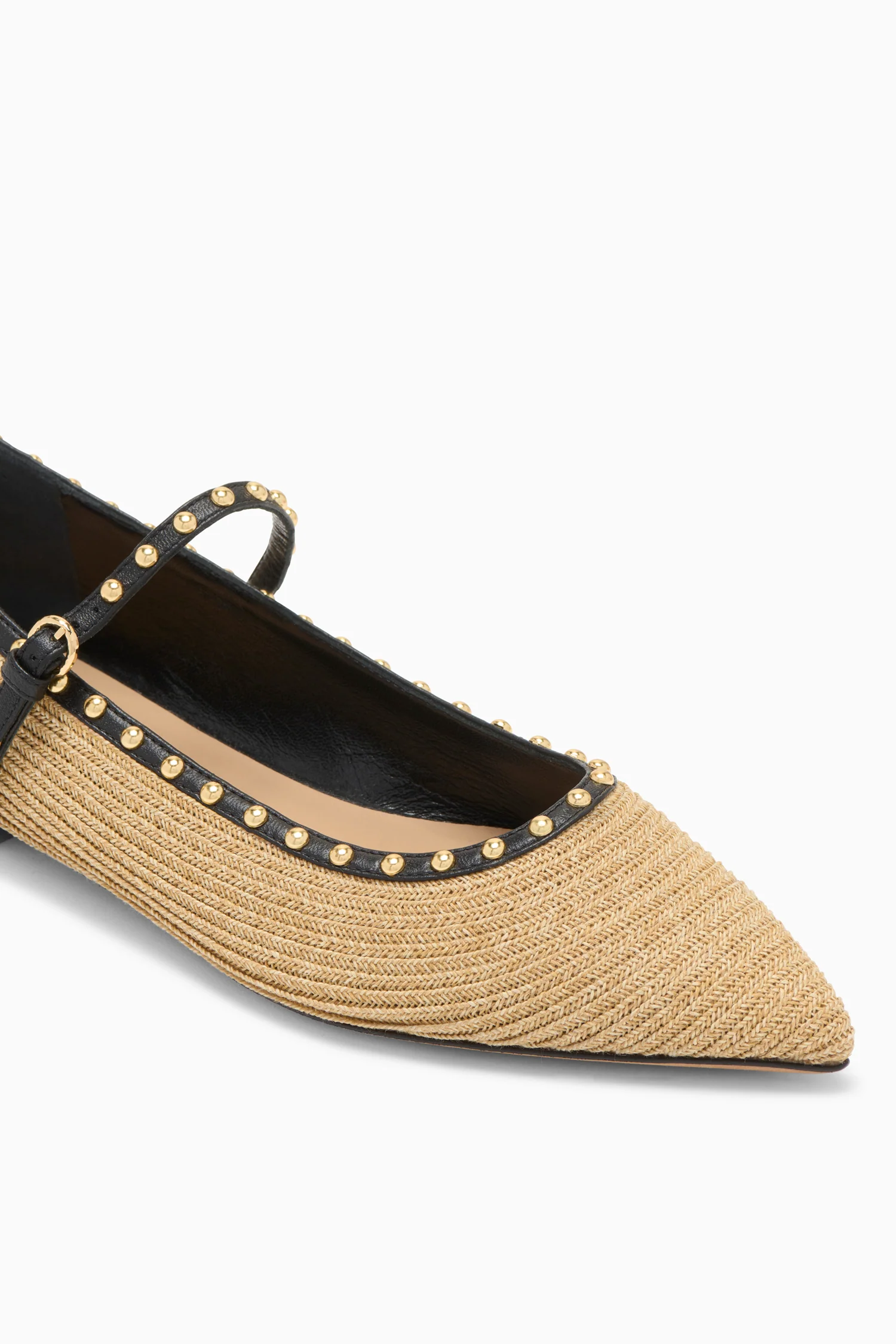 Hera Raffia Ballet Flat - Natural - Image 3