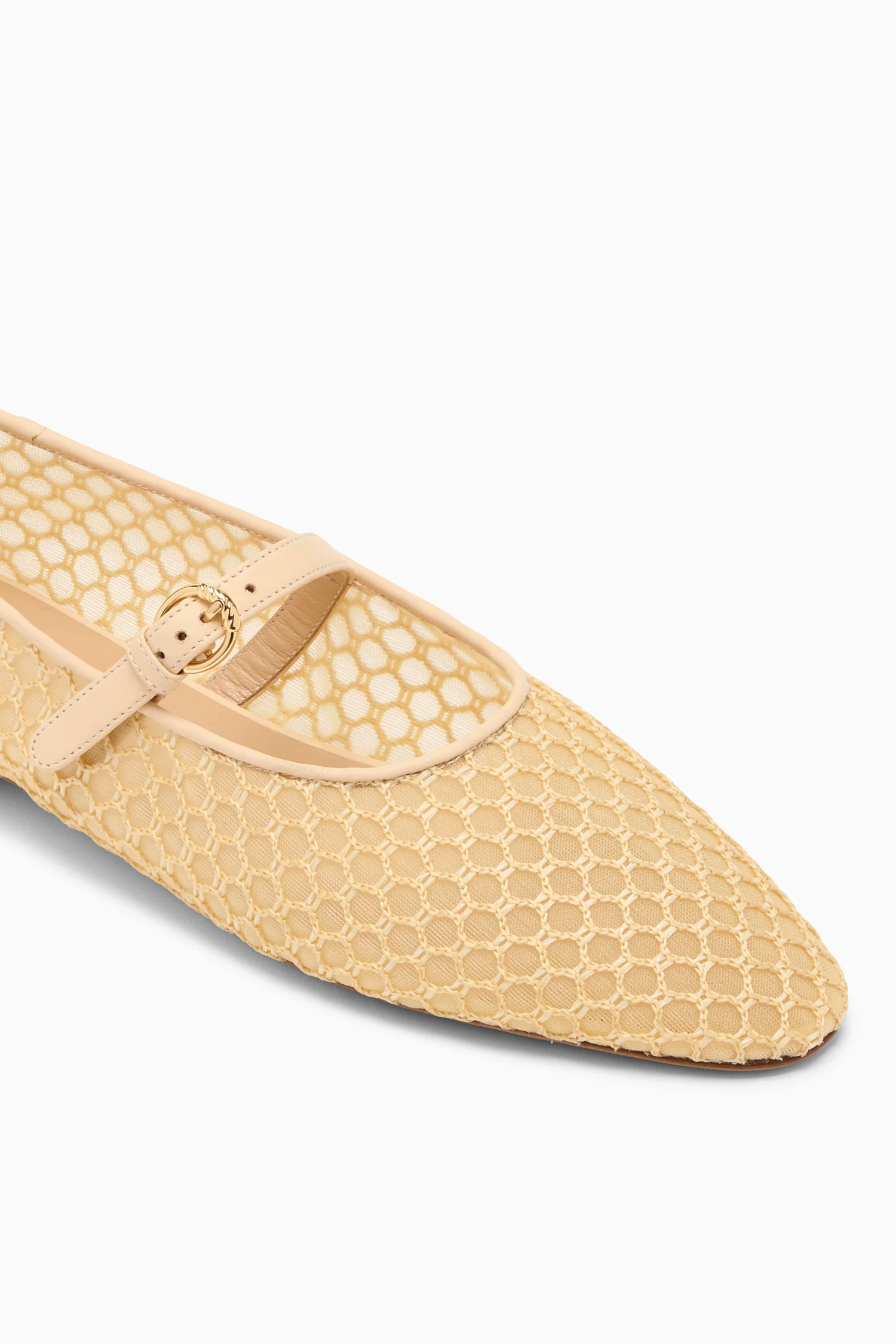 Isobel Mesh Ballet Flat - Sand - Image 3