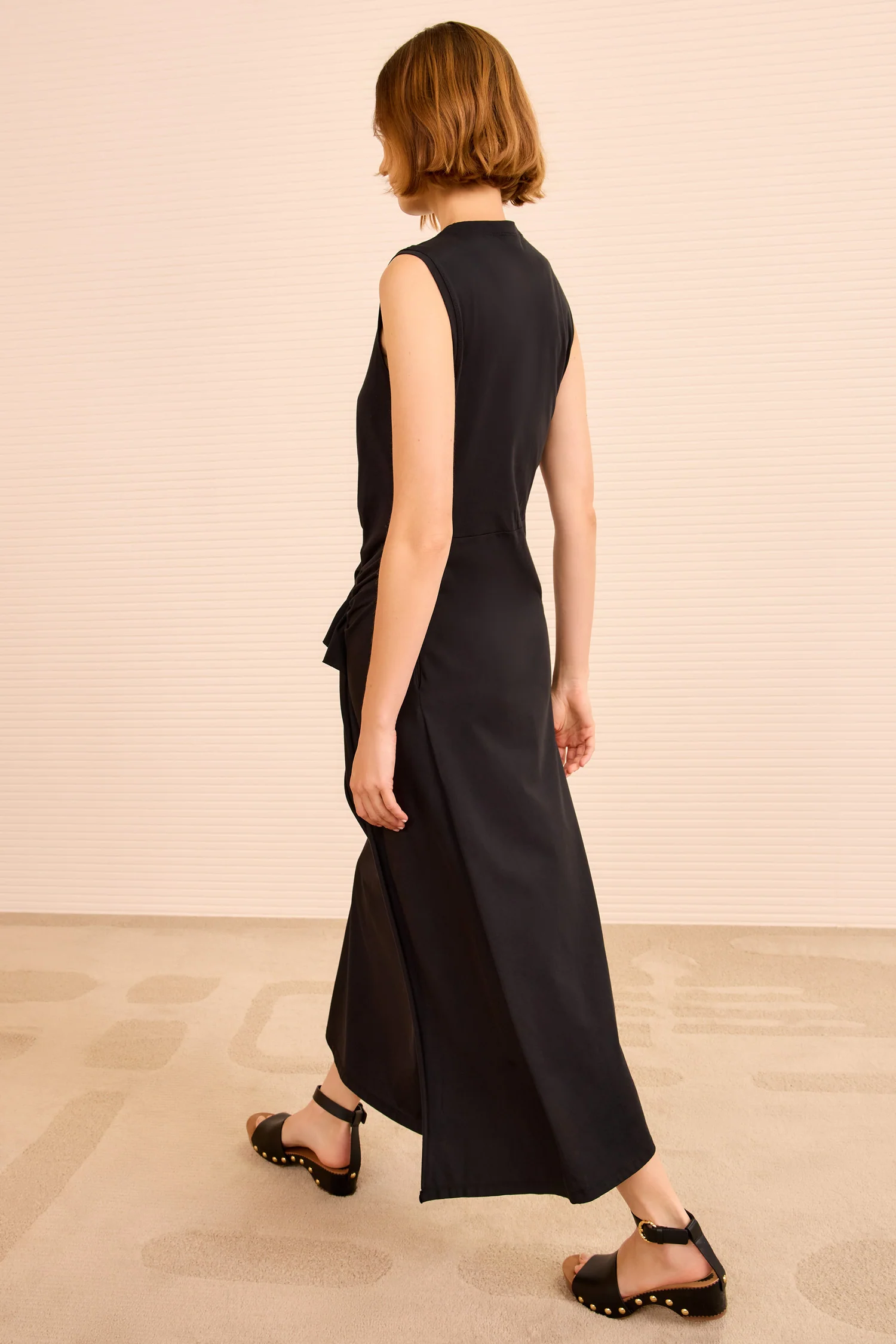 Jeune Ruffled Dress - Noir - Image 4