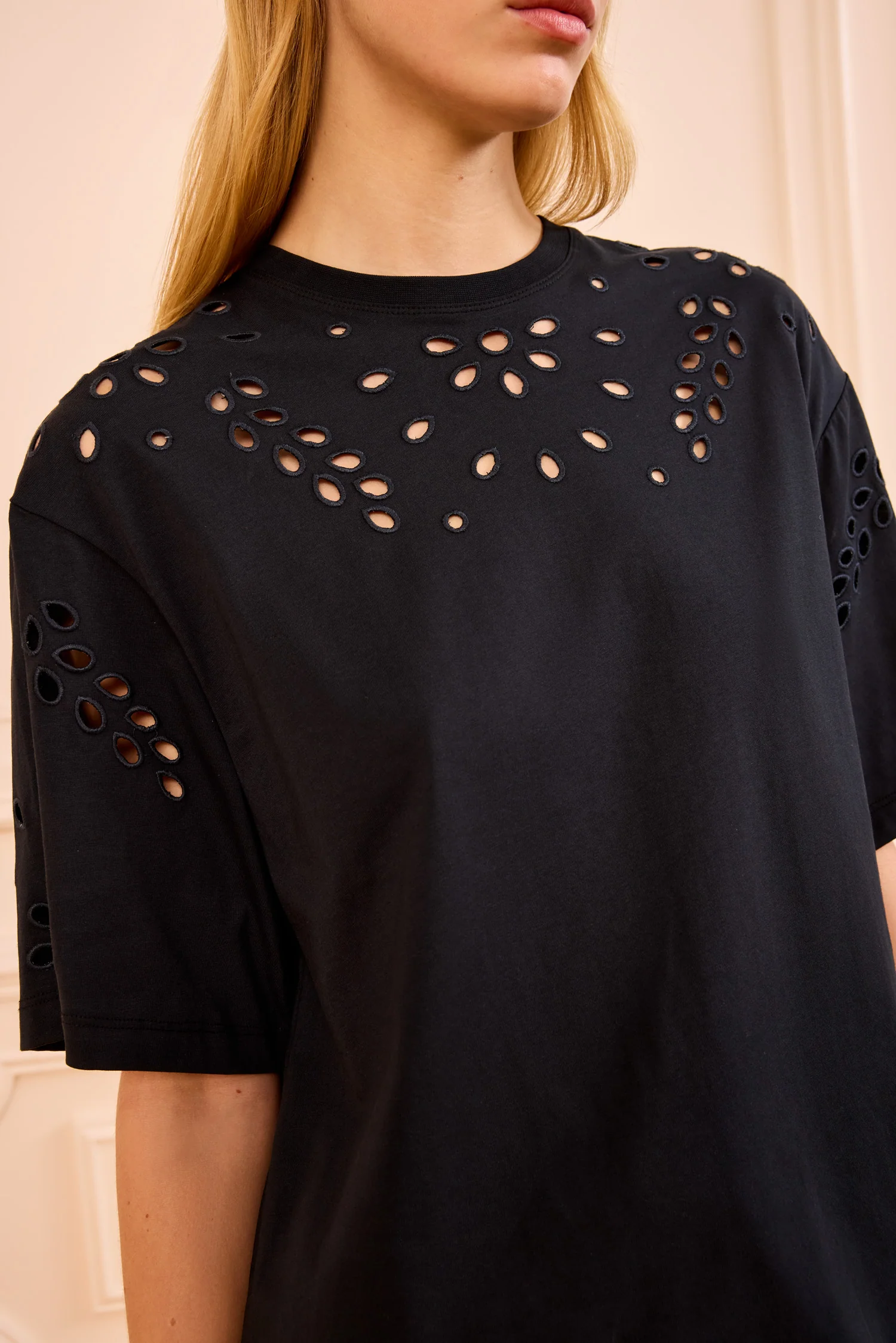 Kalesta Cotton Top - Noir - Image 2