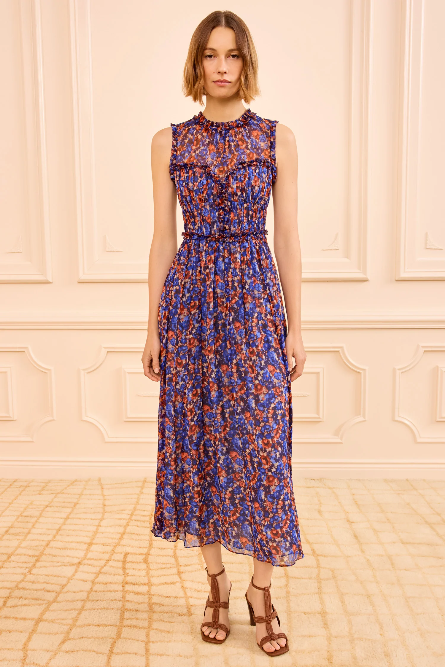 Kasia Silk Dress - Violet - Image 3