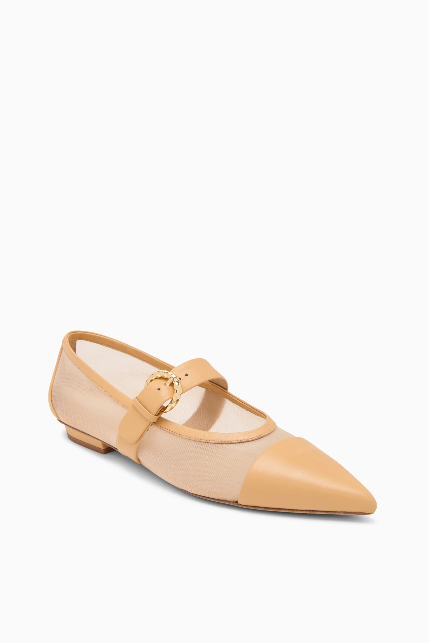 Kiki Mesh Flat - Almond - Image 3