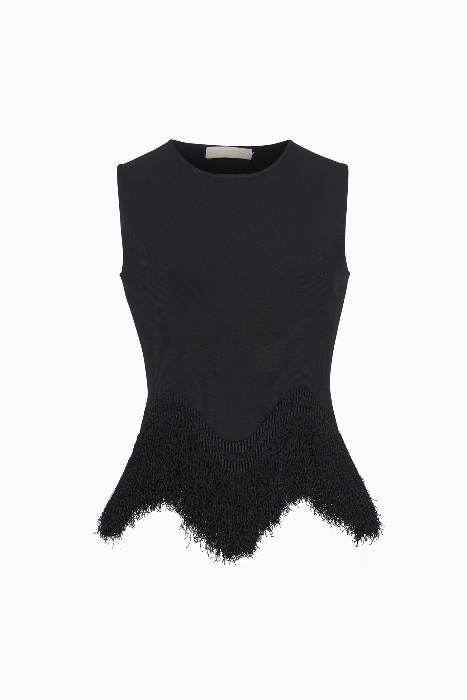 Koa Knit Top with Fringe - Noir - Image 5