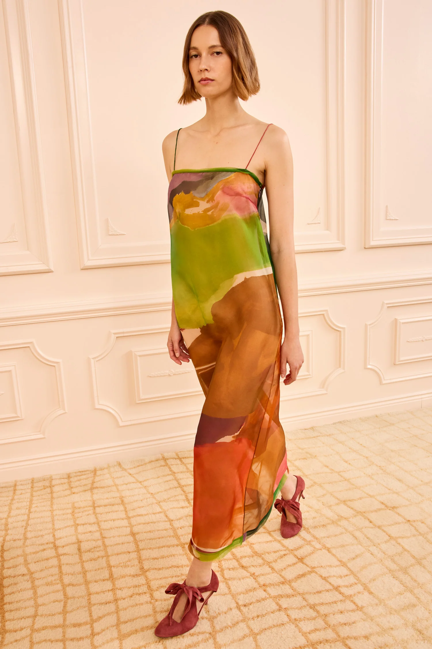Landscape Organza Dress - Nature Abhors A Vacuum - Image 3