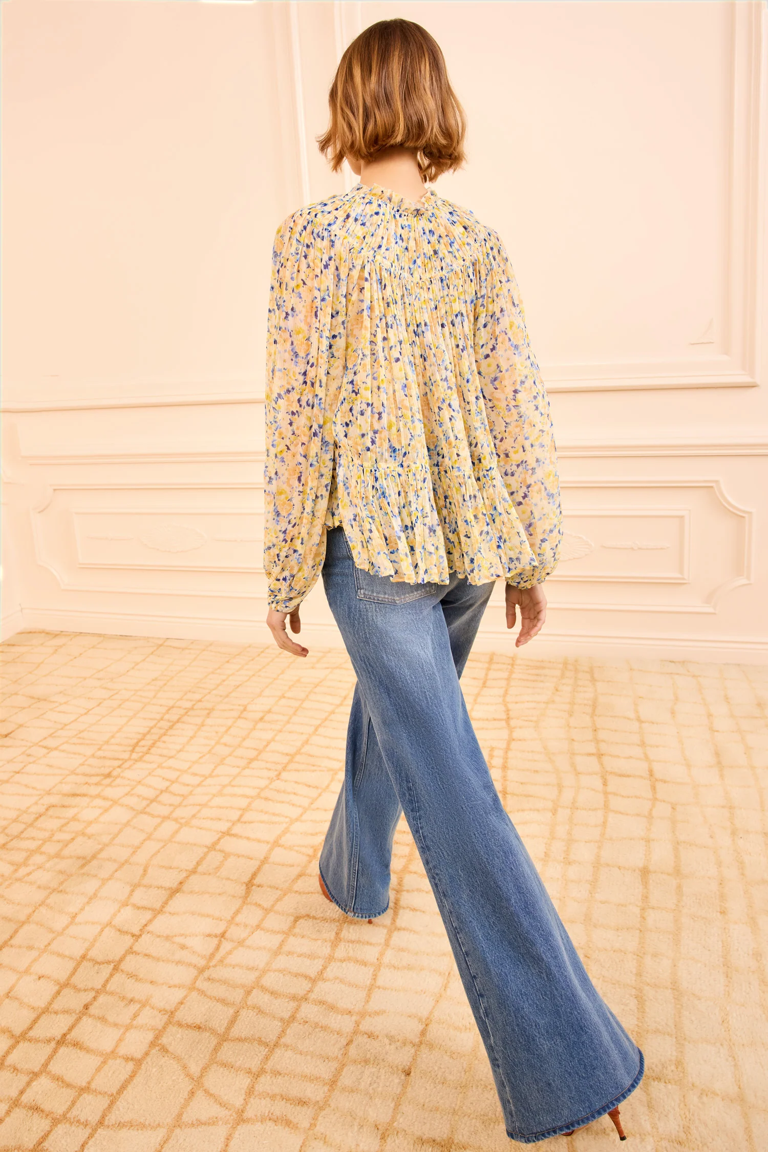 Leandra Silk Blouse - Daffodil - Image 4