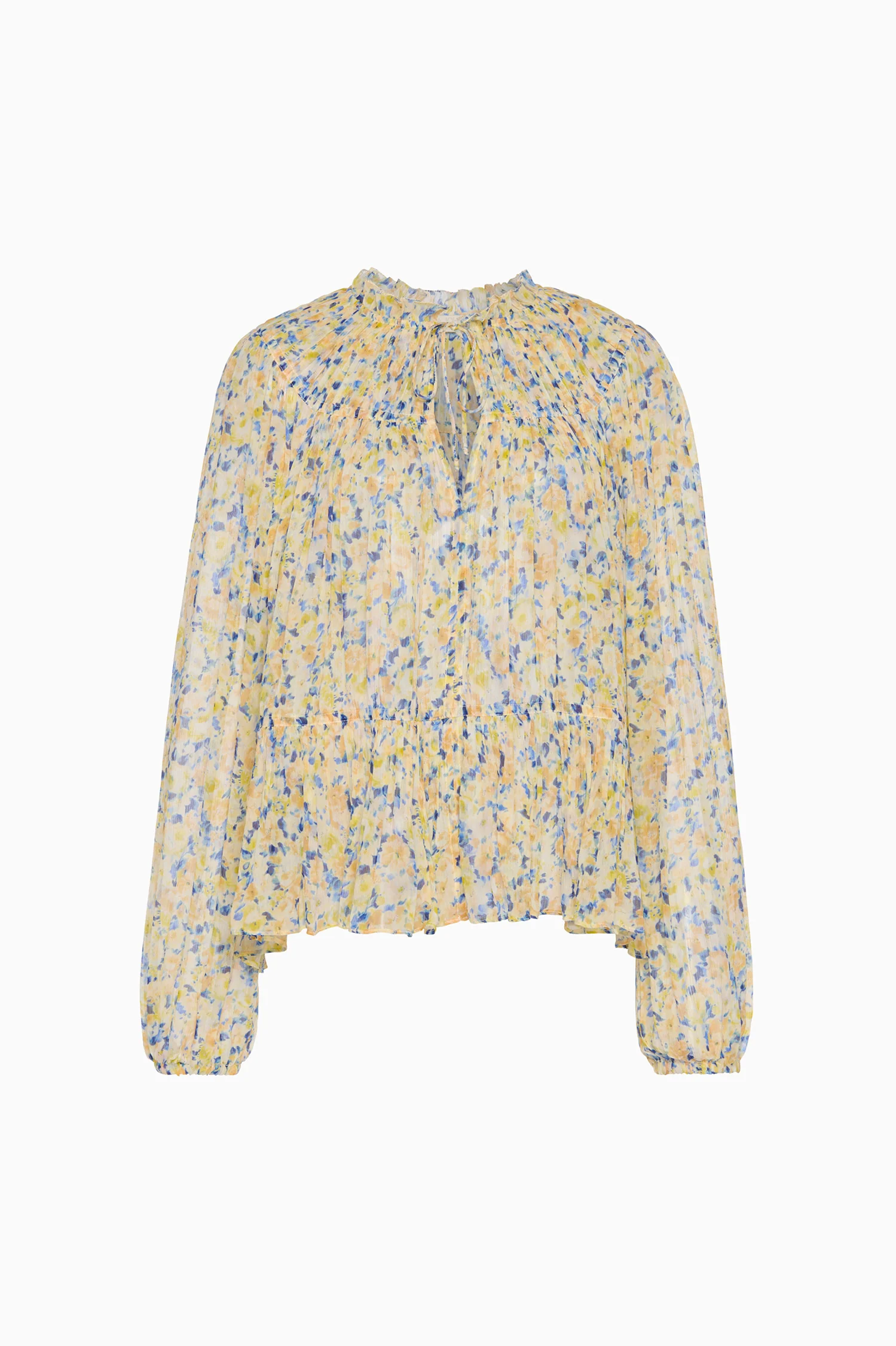 Leandra Silk Blouse - Daffodil - Image 5