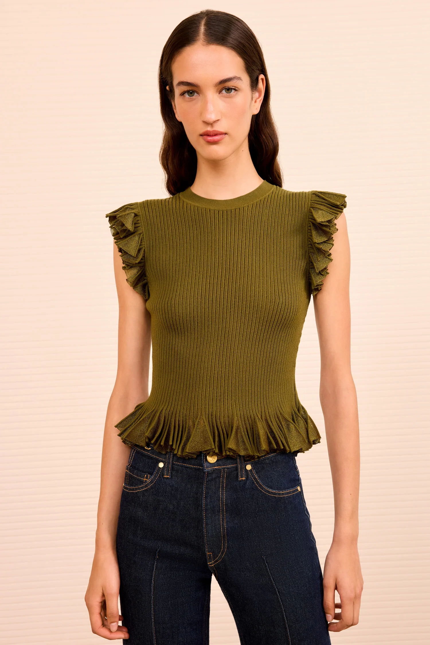 Leila Top - Olive