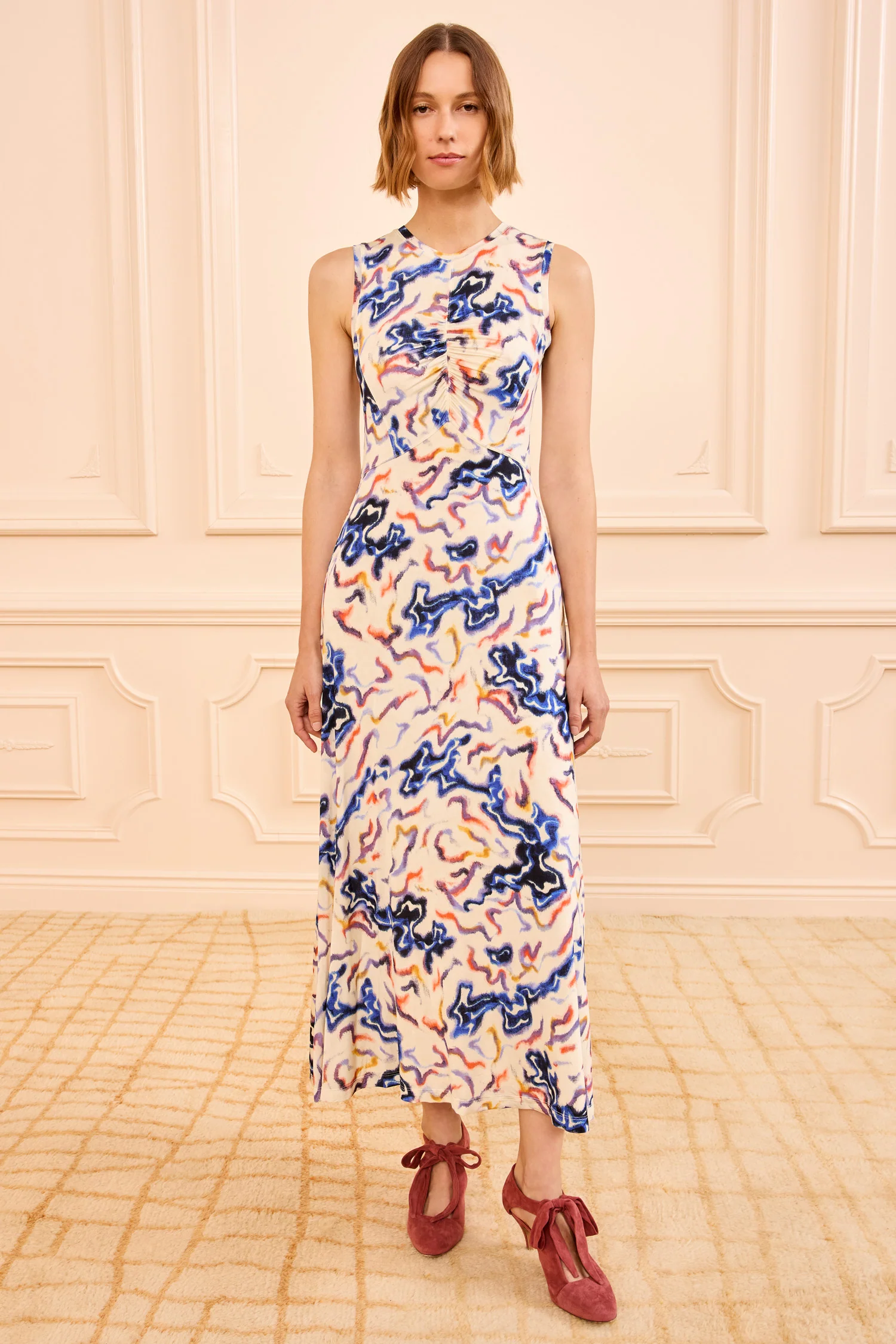 Lina Jersey Dress - Prism - Image 3