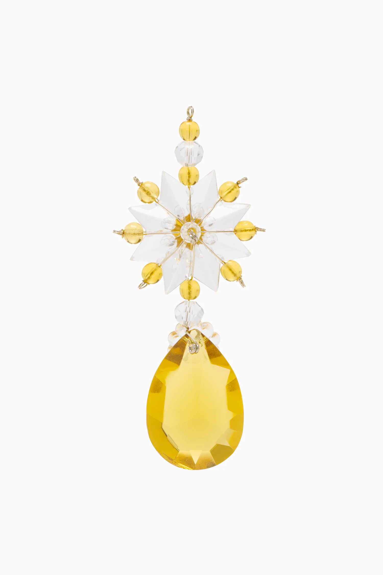 Lobmeyr Crystal Ornament - Yellow Crystal - Image 2