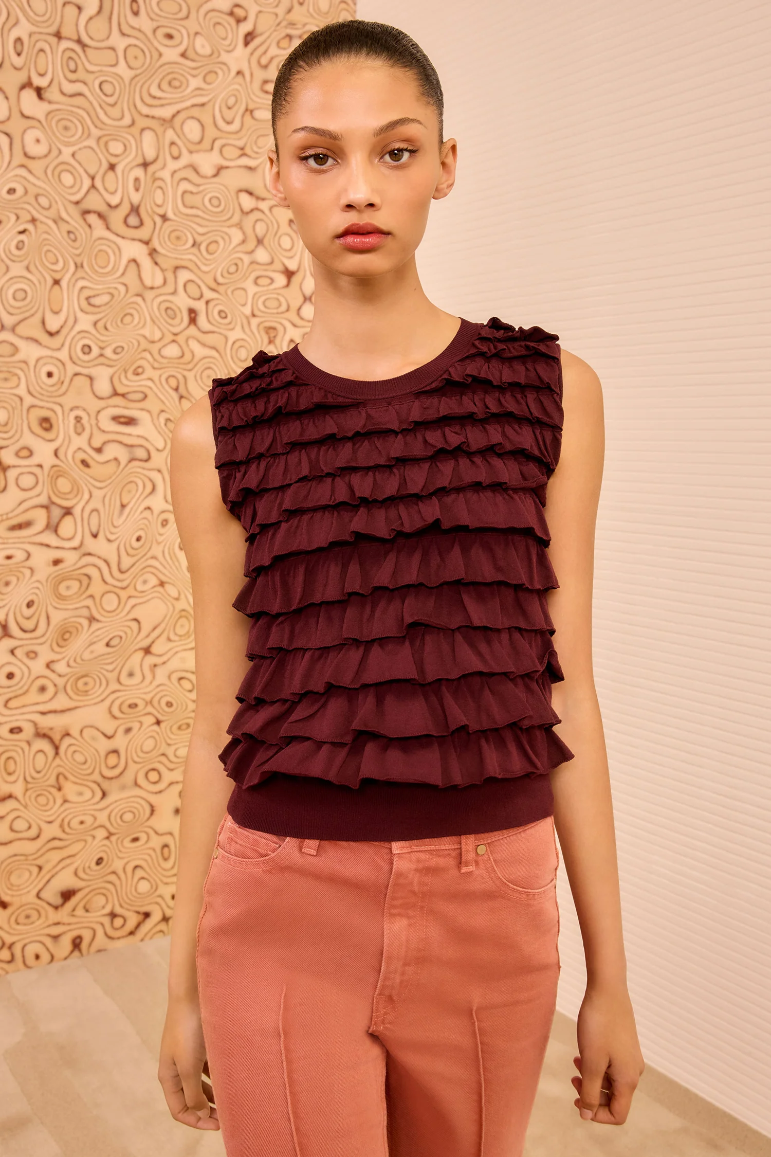 Lula Tank - Claret - Image 3
