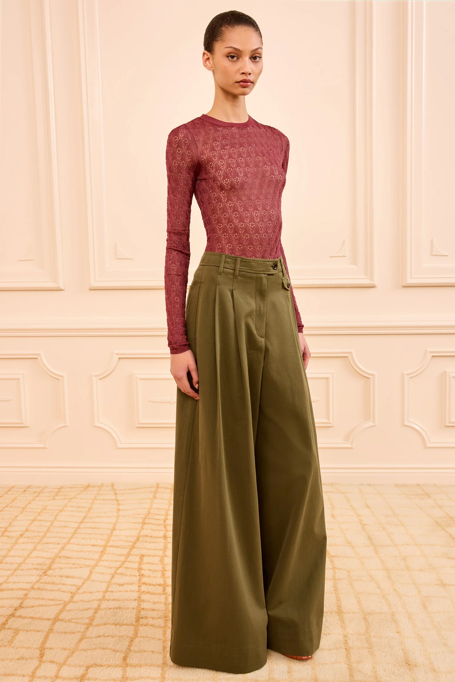 Lunaire Knit Top - Fig - Image 3