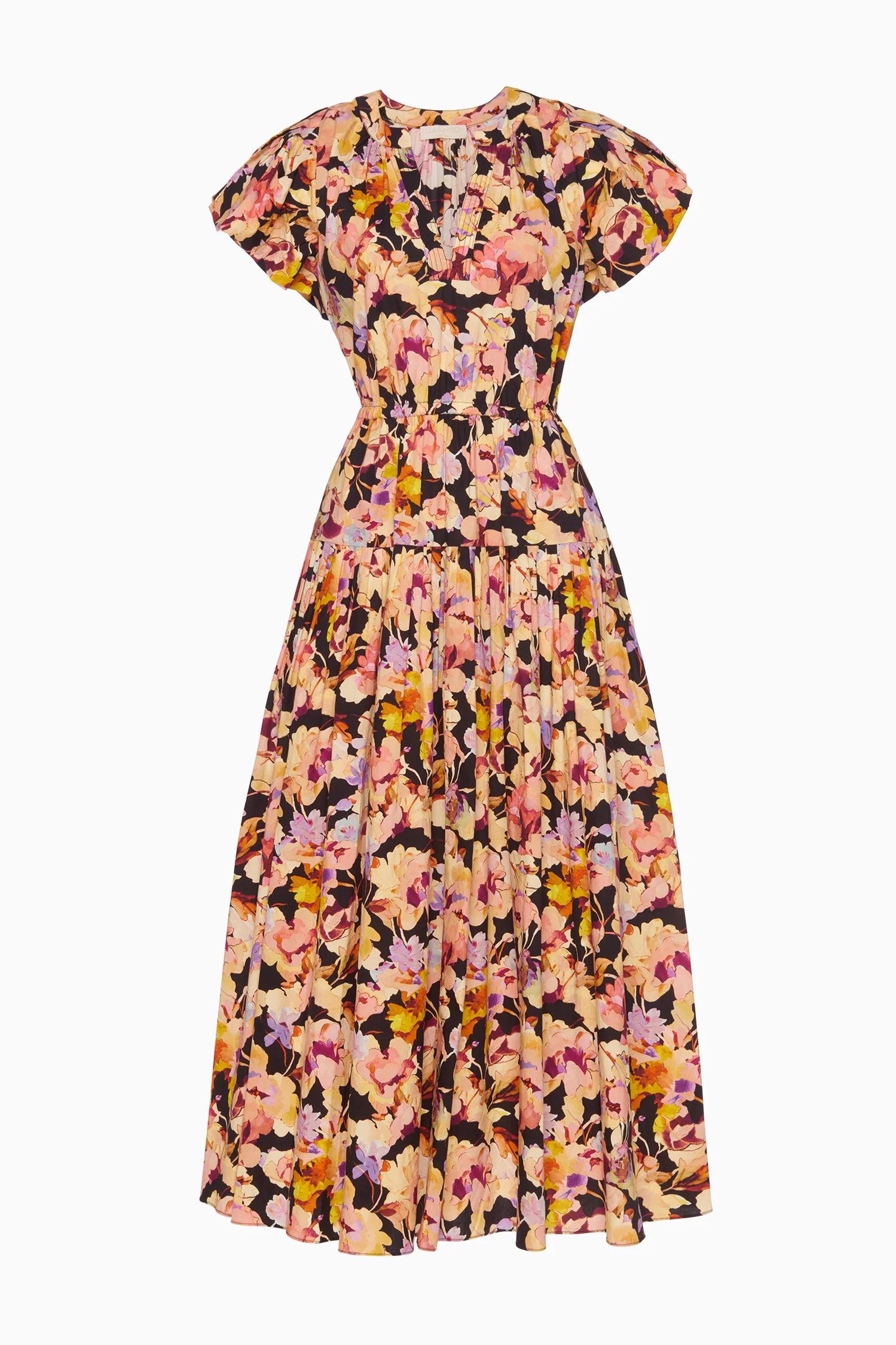 Marin Cotton Midi Dress - Night Bloom - Image 5