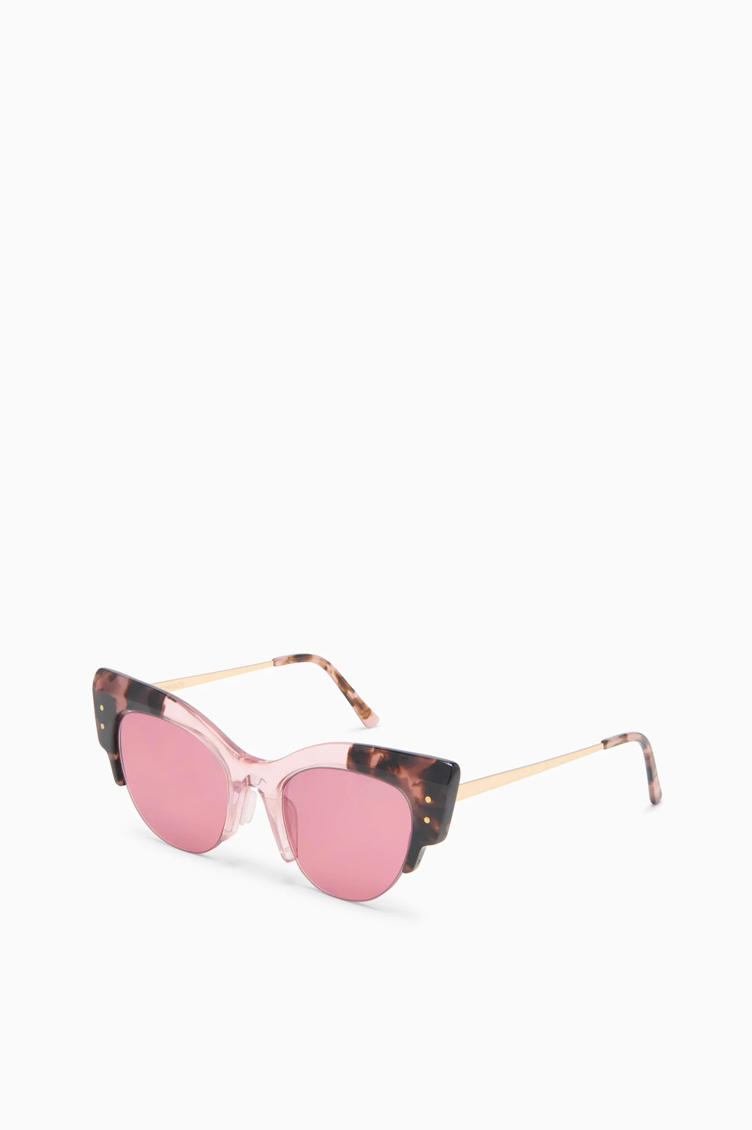 Marius Cat-Eye Sunglasses - Rose Tortoise - Image 2
