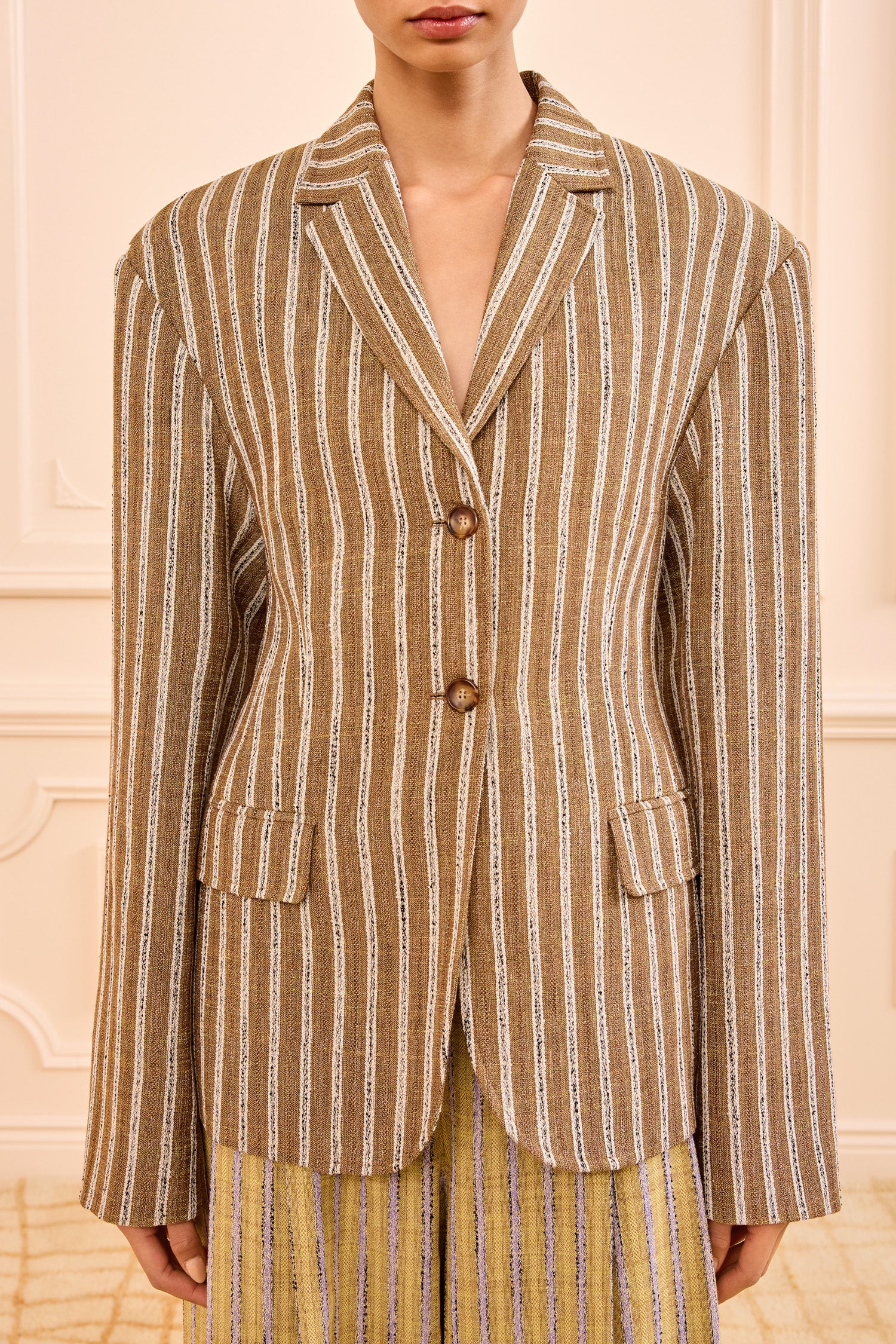 Matteo Tailored Blazer - Linum - Image 2