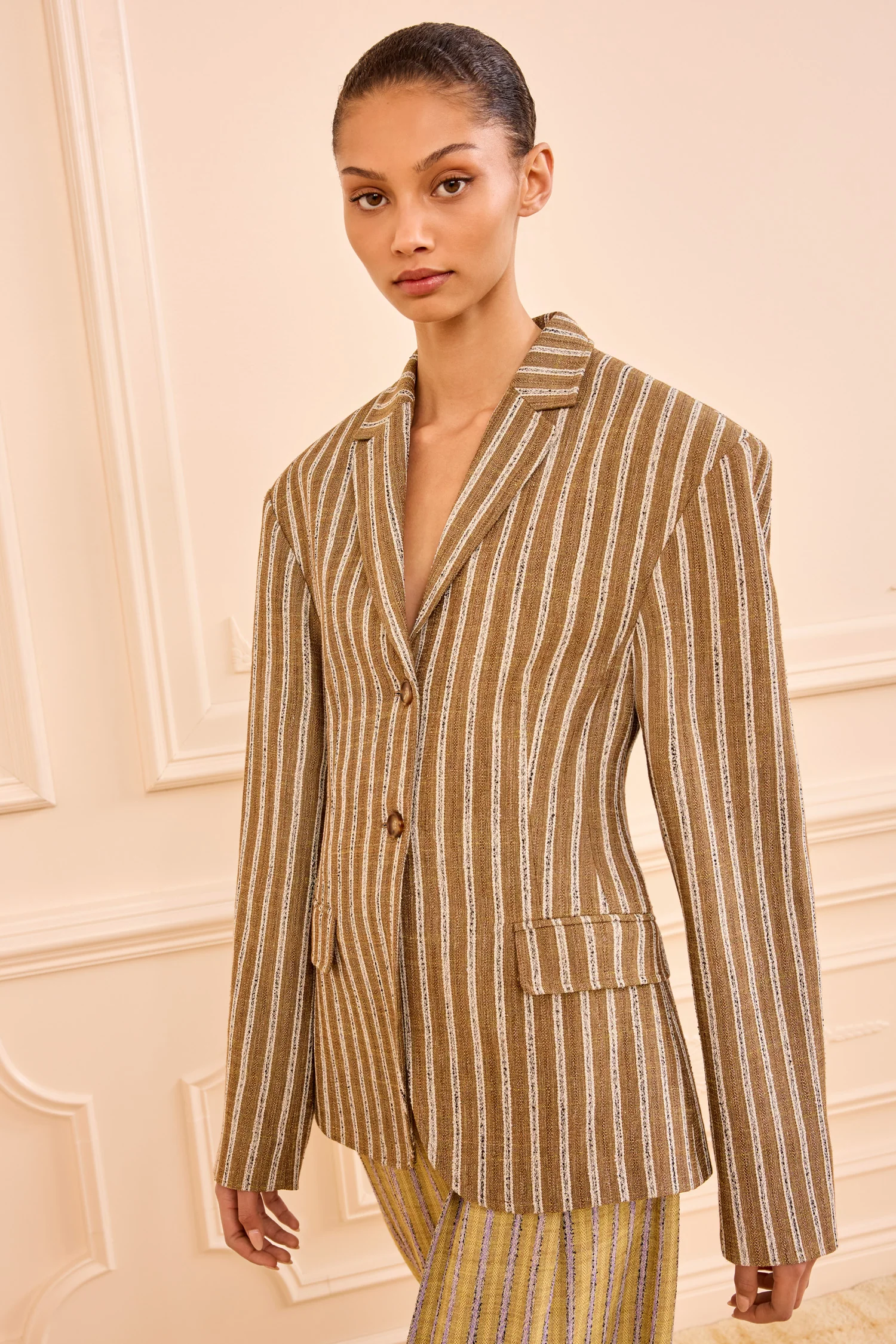 Matteo Tailored Blazer - Linum - Image 3