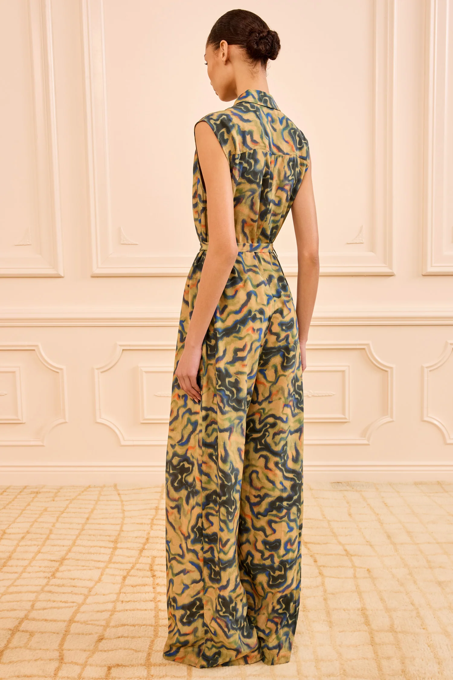Meera Silk Jumpsuit - Geode - Image 4