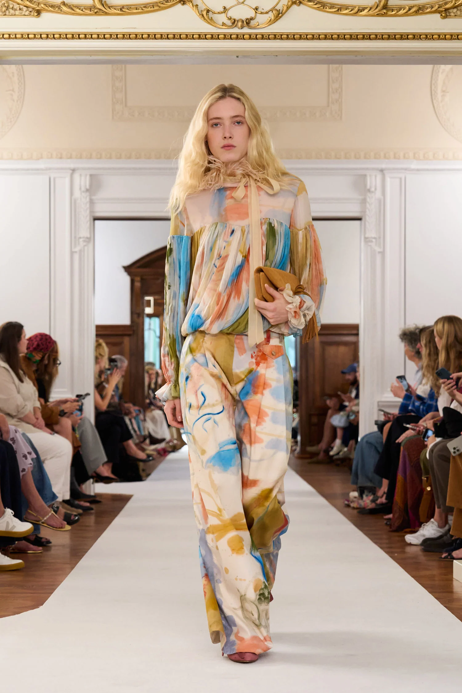 Motherwell Wide Leg Trouser - Western Dream - Image 6