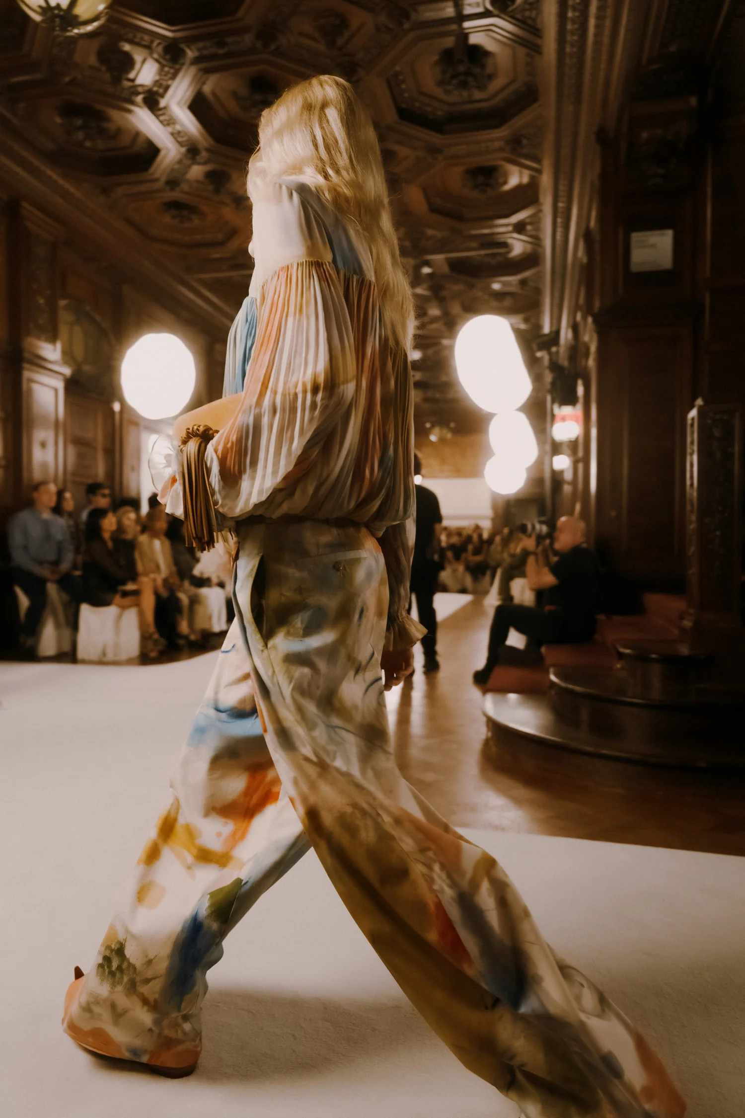Motherwell Wide Leg Trouser - Western Dream - Image 7