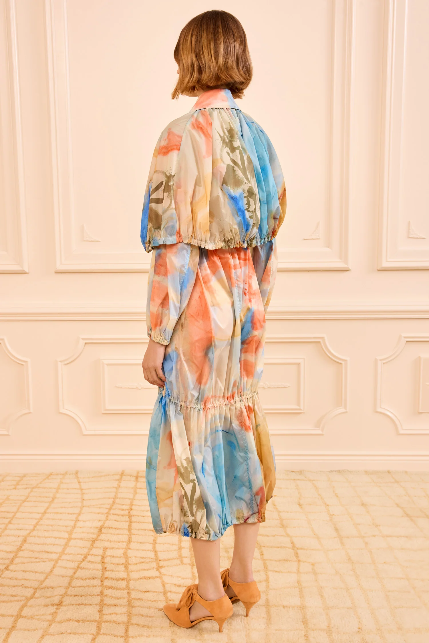 Nadia Bubble Tiered Coat - Western Dream - Image 4