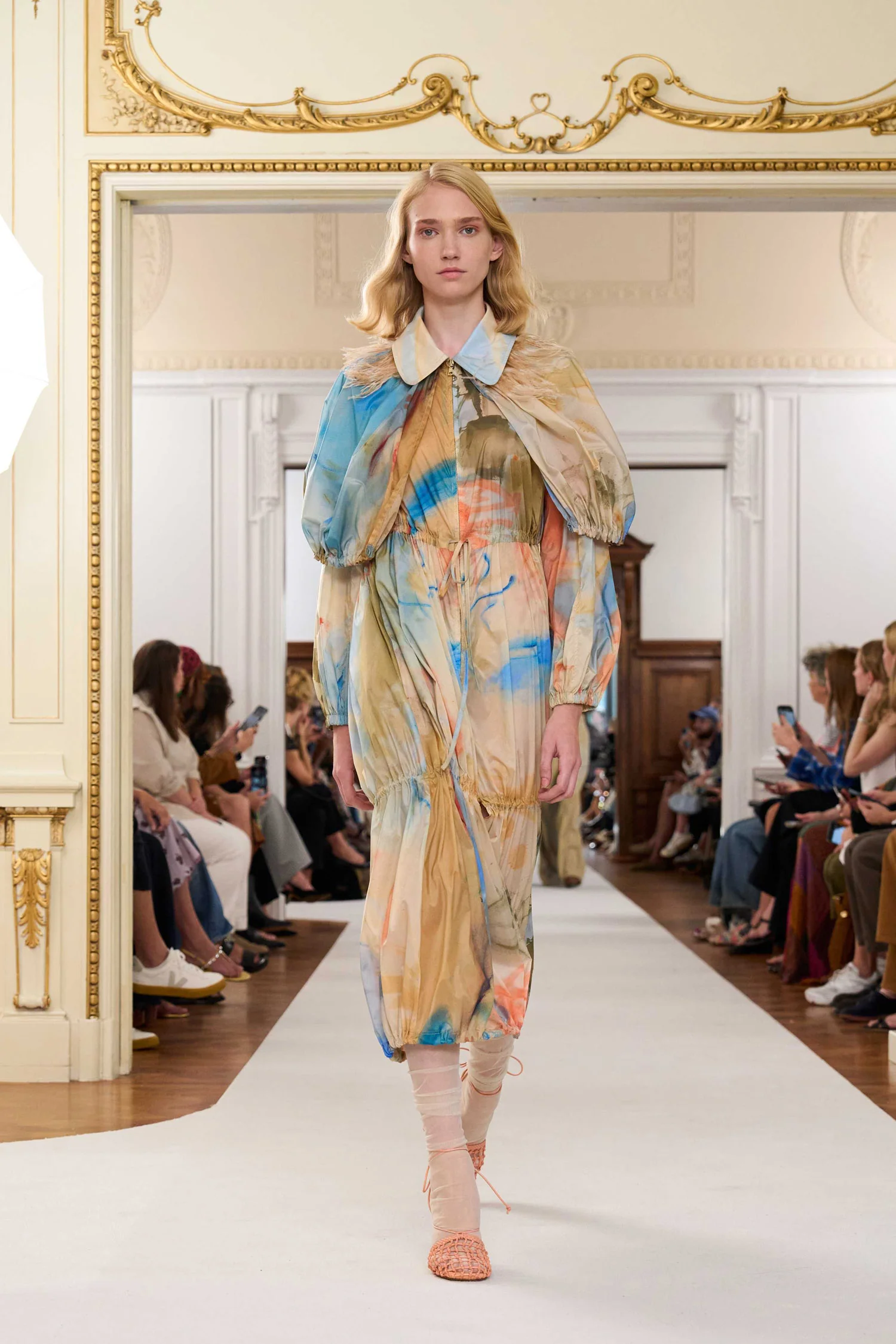 Nadia Bubble Tiered Coat - Western Dream - Image 5