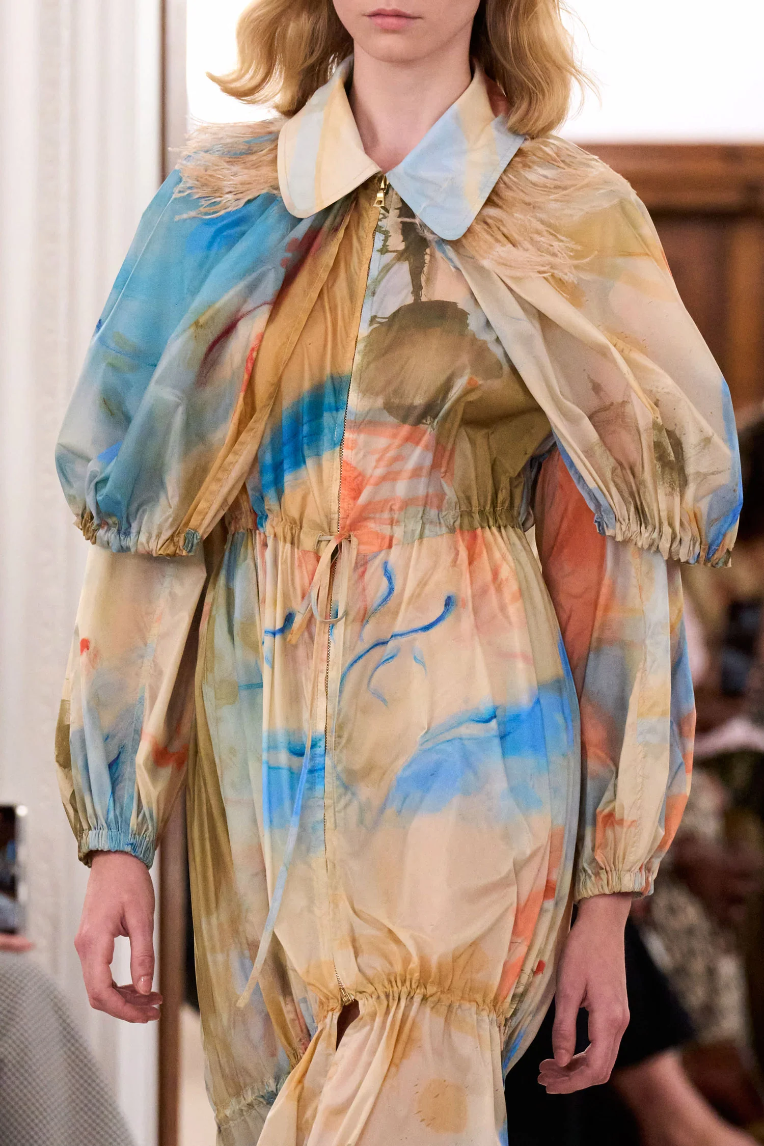 Nadia Bubble Tiered Coat - Western Dream - Image 6