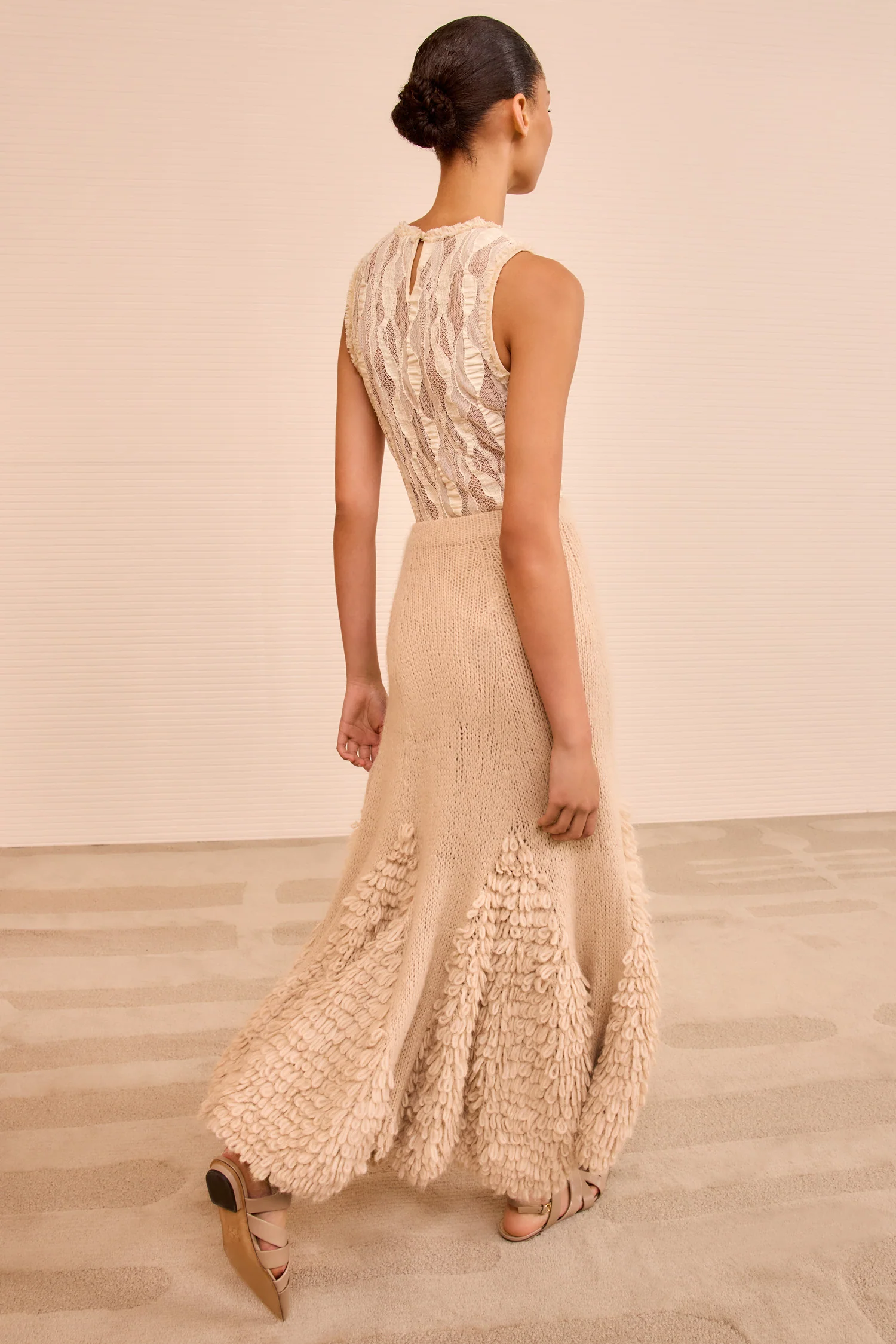 Nathalie Trumpet Skirt - Alabaster - Image 5
