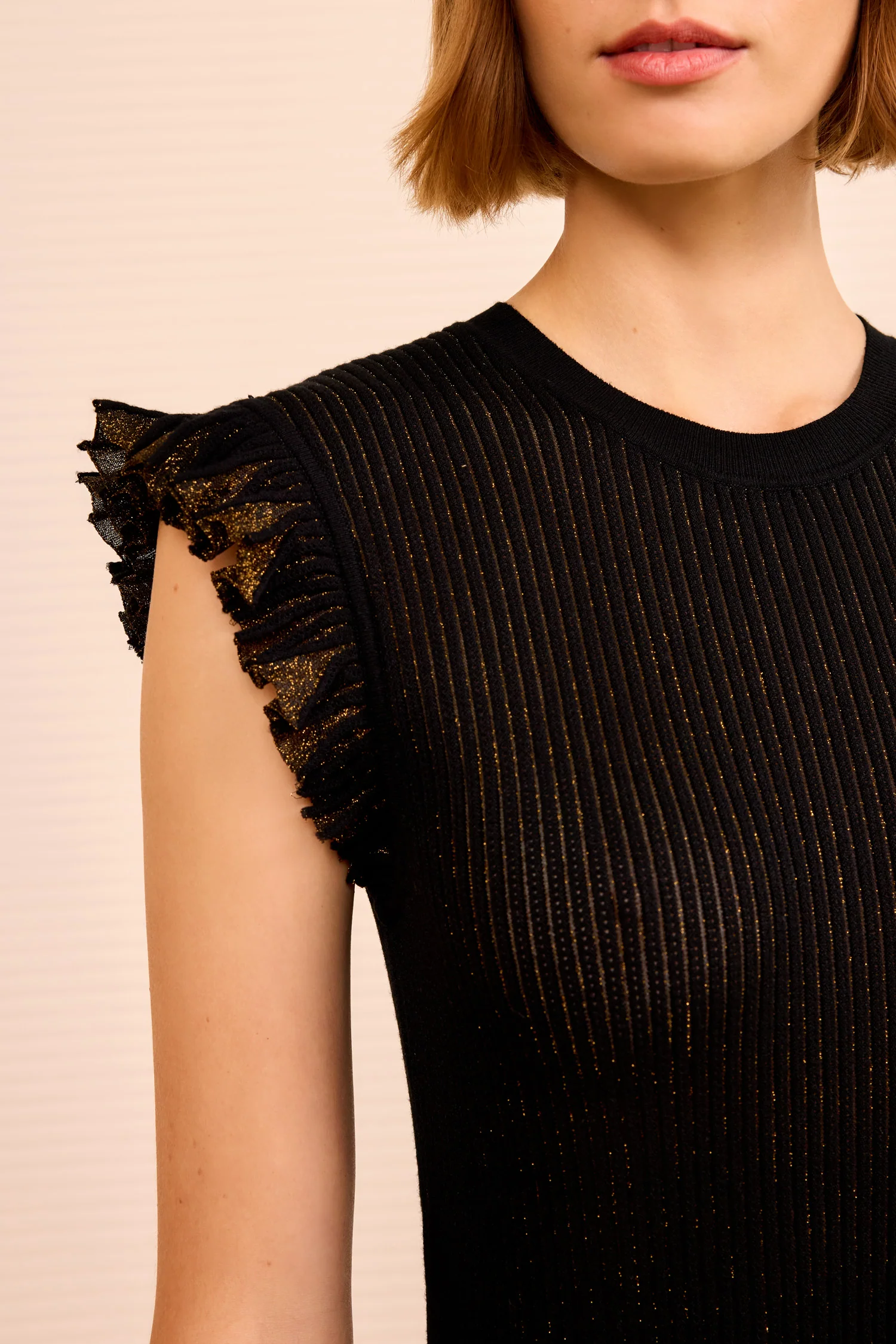 Noelle Midi Dress - Noir - Image 4