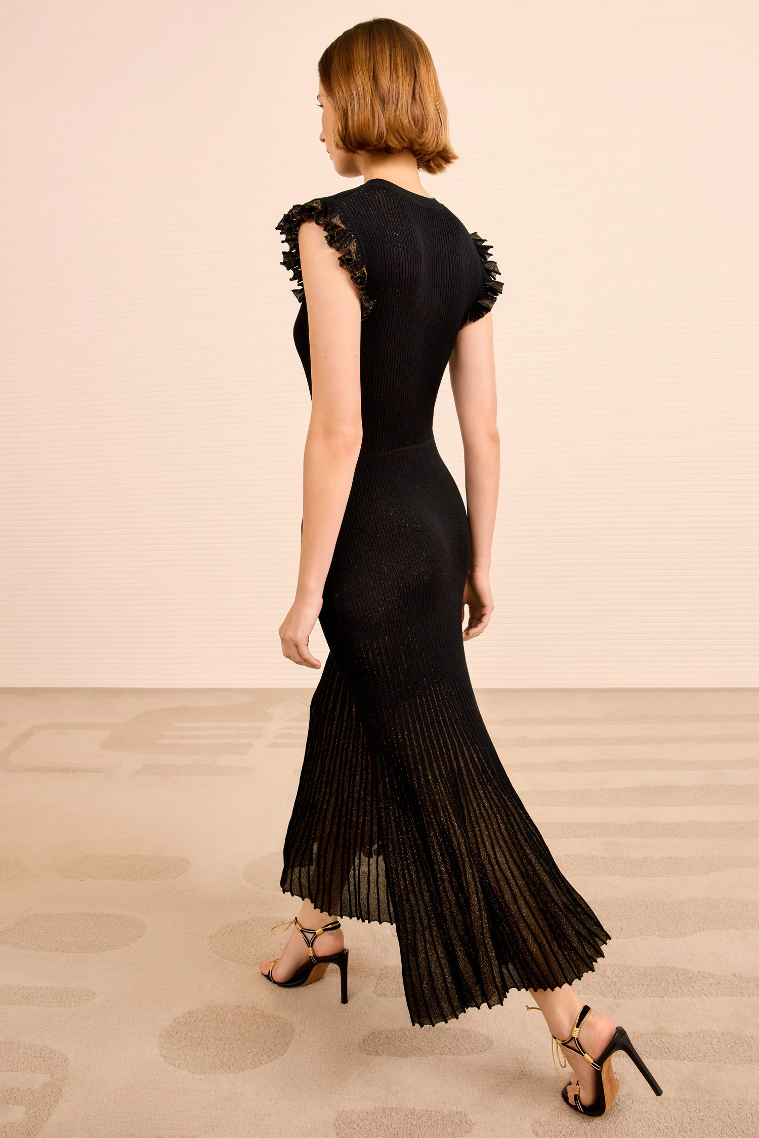 Noelle Midi Dress - Noir - Image 5