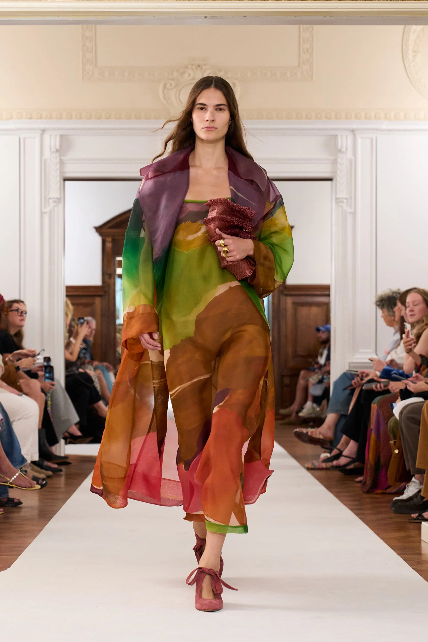 Novalie Organza Trench Coat - Nature Abhors A Vacuum - Image 7