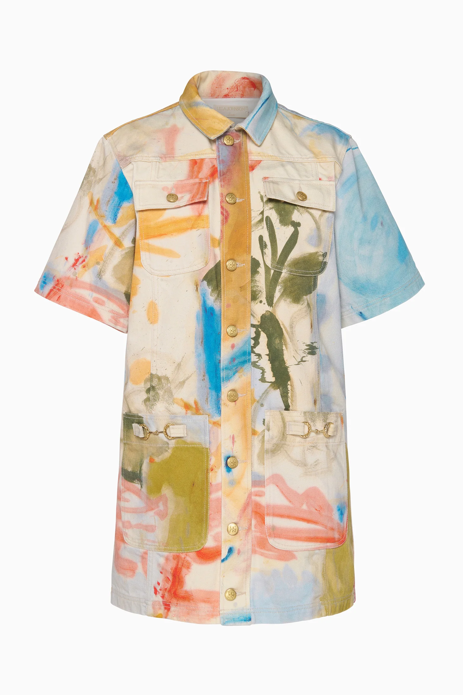 The Painters Denim Mini Dress - Western Dream - Image 6