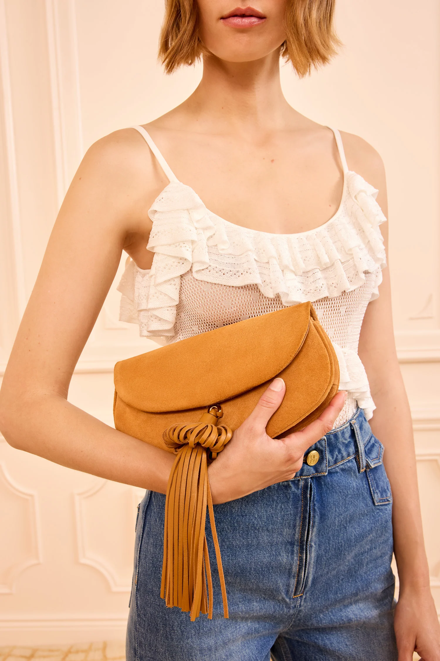 Paloma Tassel Flap Bag - Canyon - Image 7