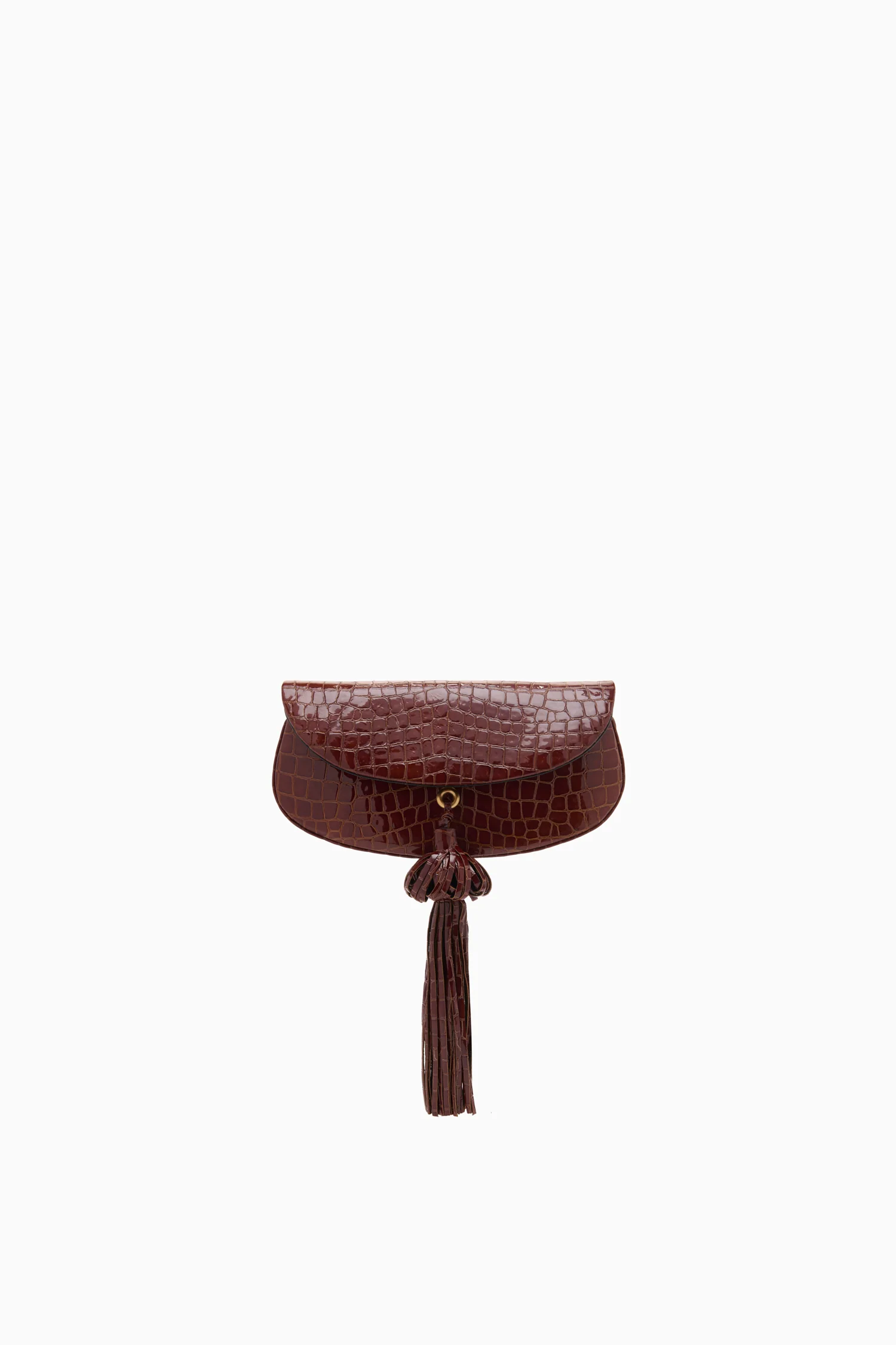 Paloma Tassel Flap Bag - Chestnut - Image 3