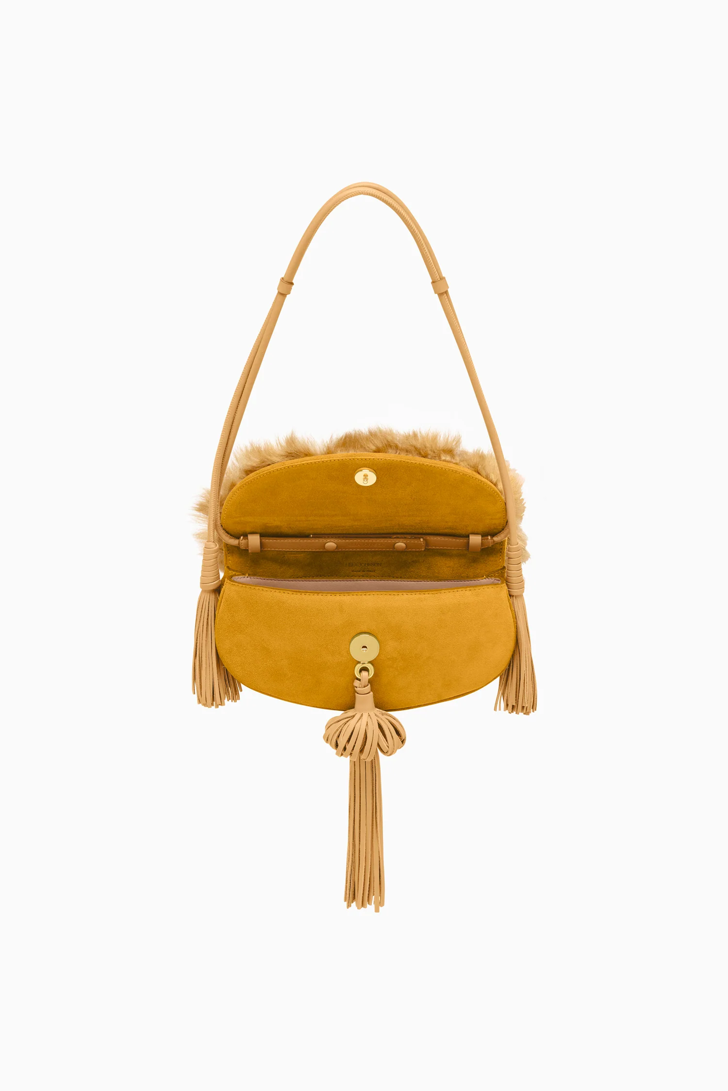 Paloma Tassel Flap Bag - Lotus - Image 2