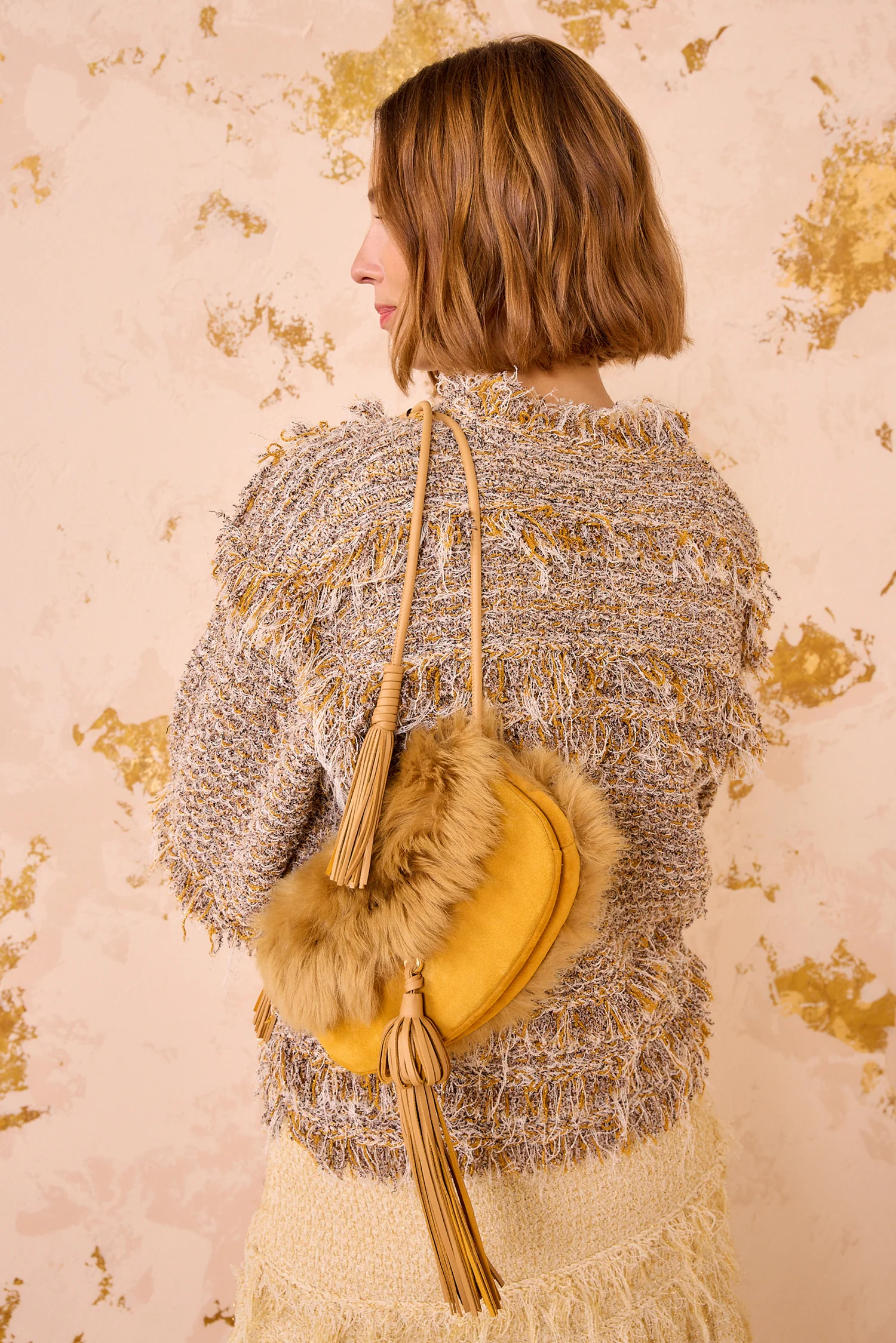 Paloma Tassel Flap Bag - Lotus - Image 6
