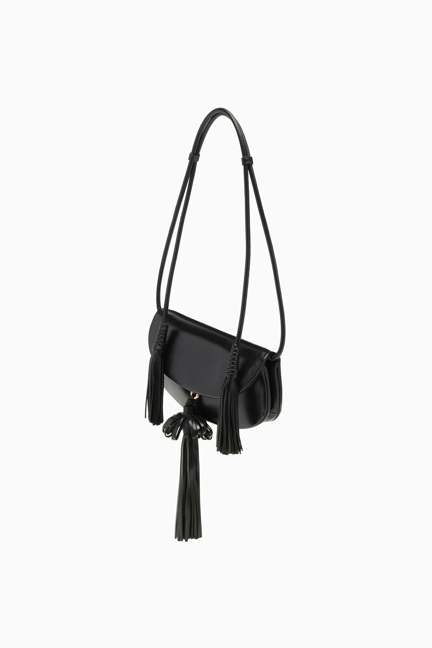 Paloma Tassel Flap Bag - Noir - Image 2