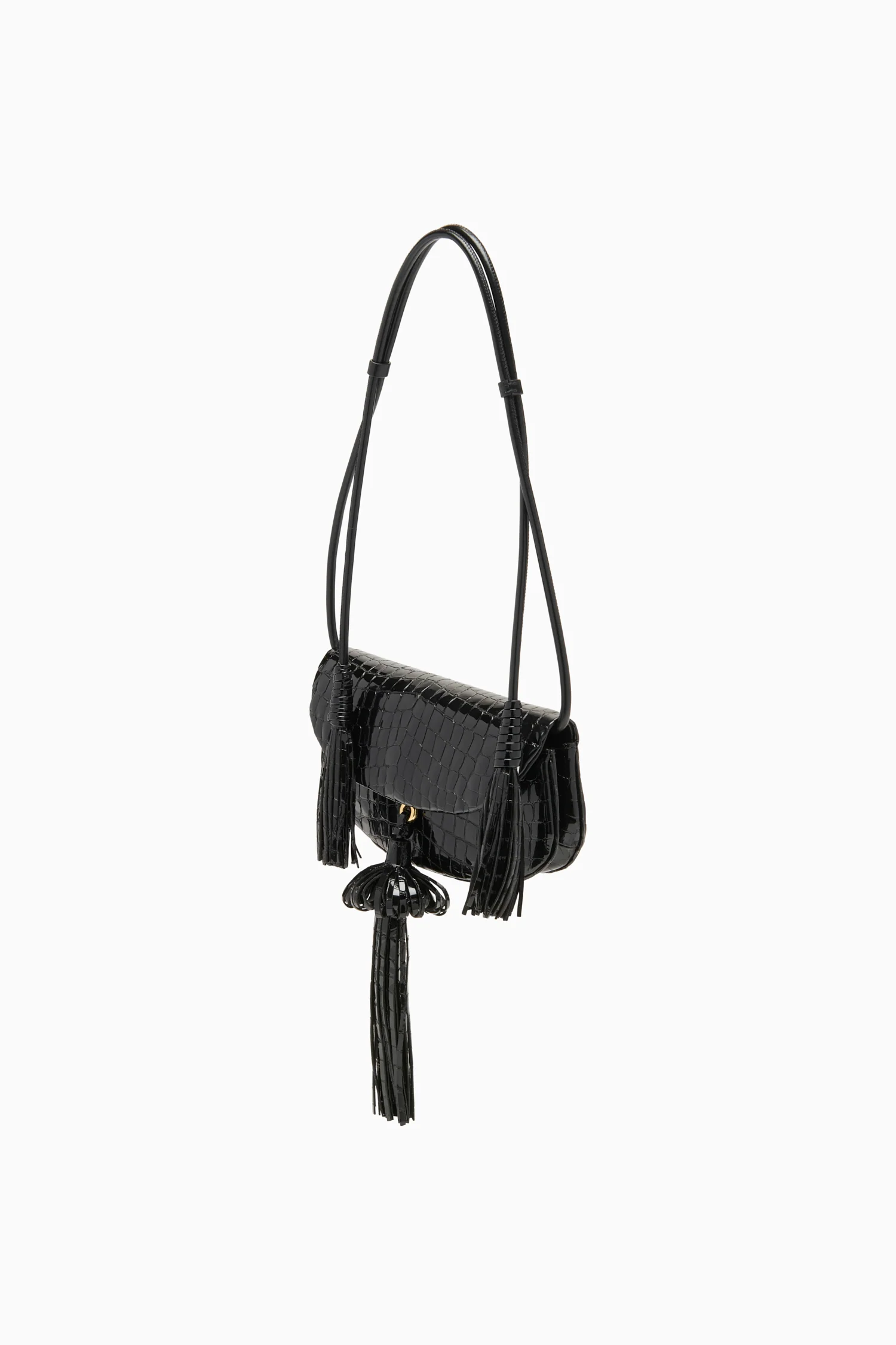 Paloma Tassel Flap Bag - Noir - Image 2