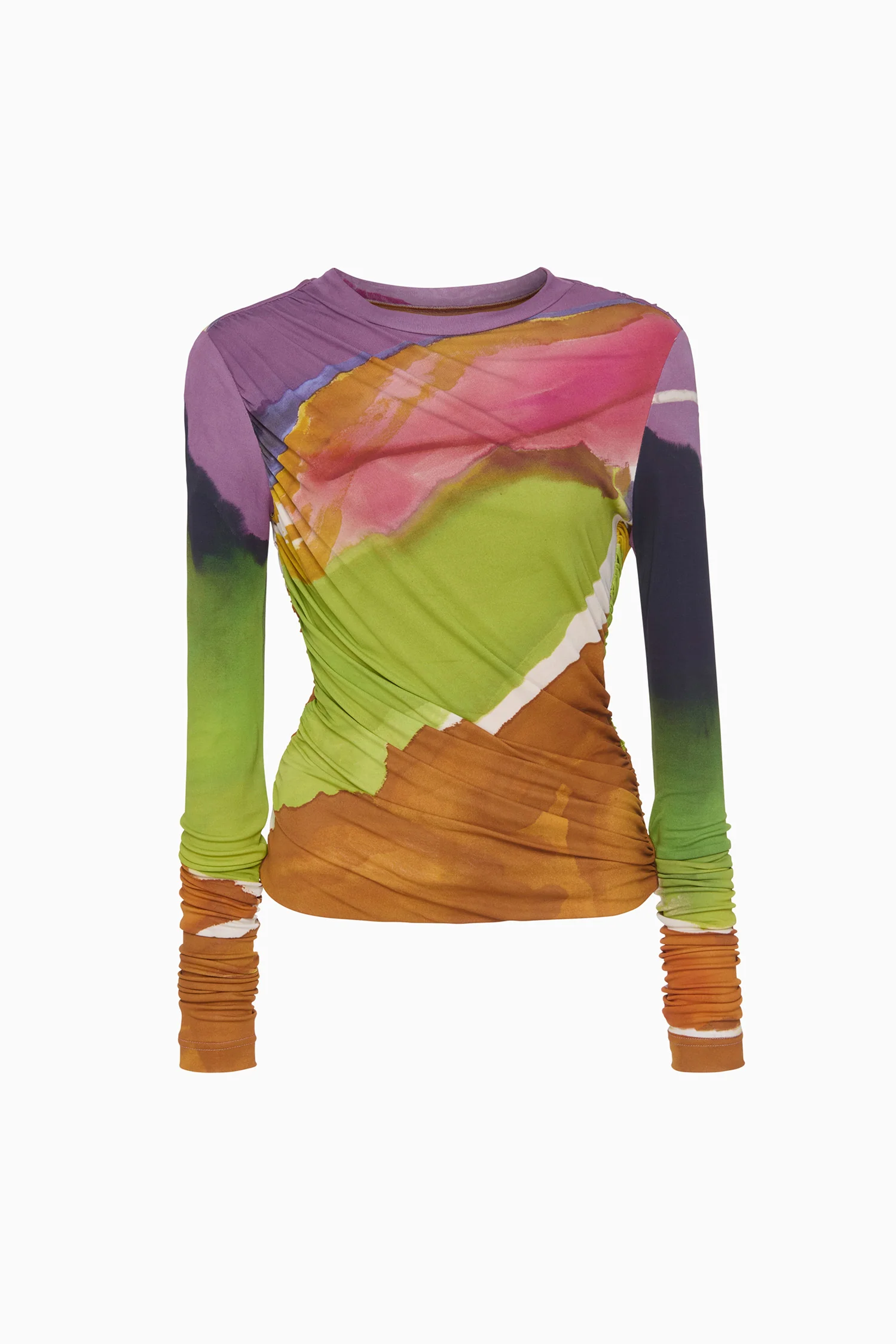 Paradis Ruched Jersey Top - Nature Abhors A Vacuum - Image 6