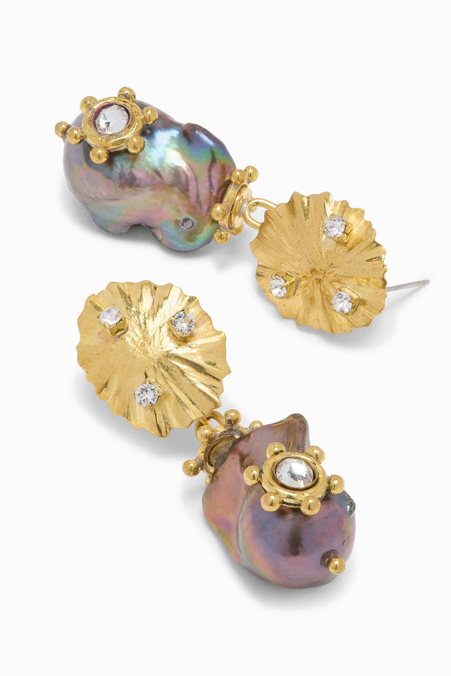 Pearl Dangle Earring - Oyster - Image 2
