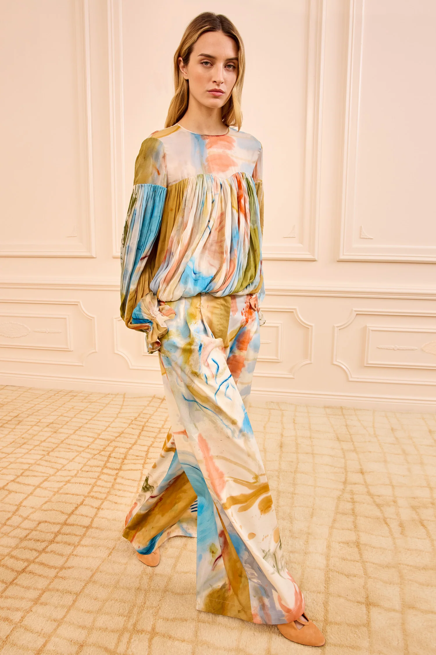 Pearl Silk Blouse - Western Dream - Image 3