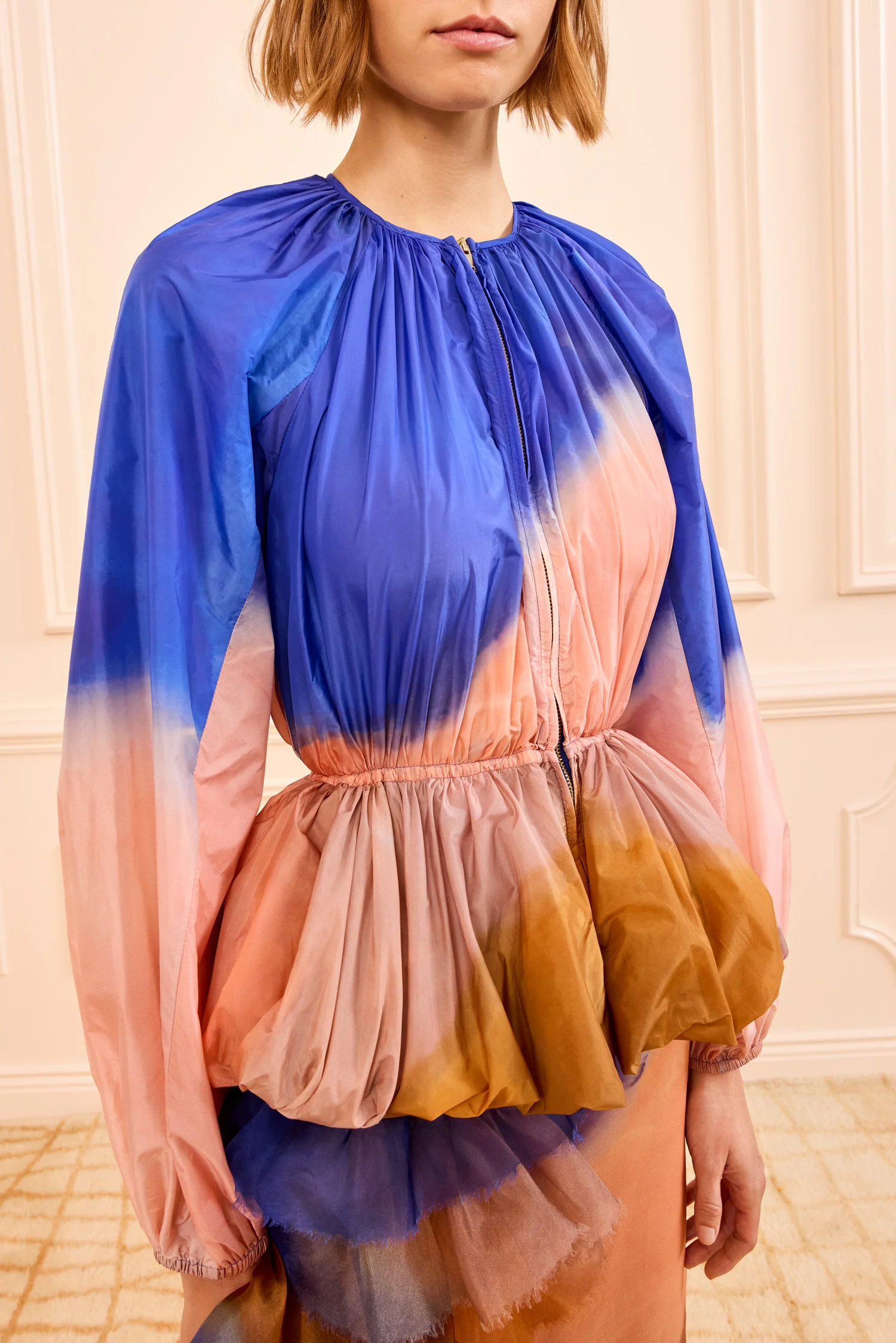 Rana Peplum Jacket - Moontide - Image 2