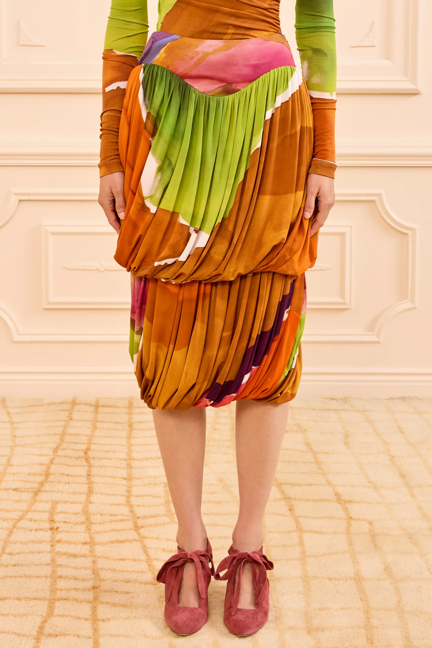 Reis Jersey Bubble Skirt - Nature Abhors A Vacuum - Image 2
