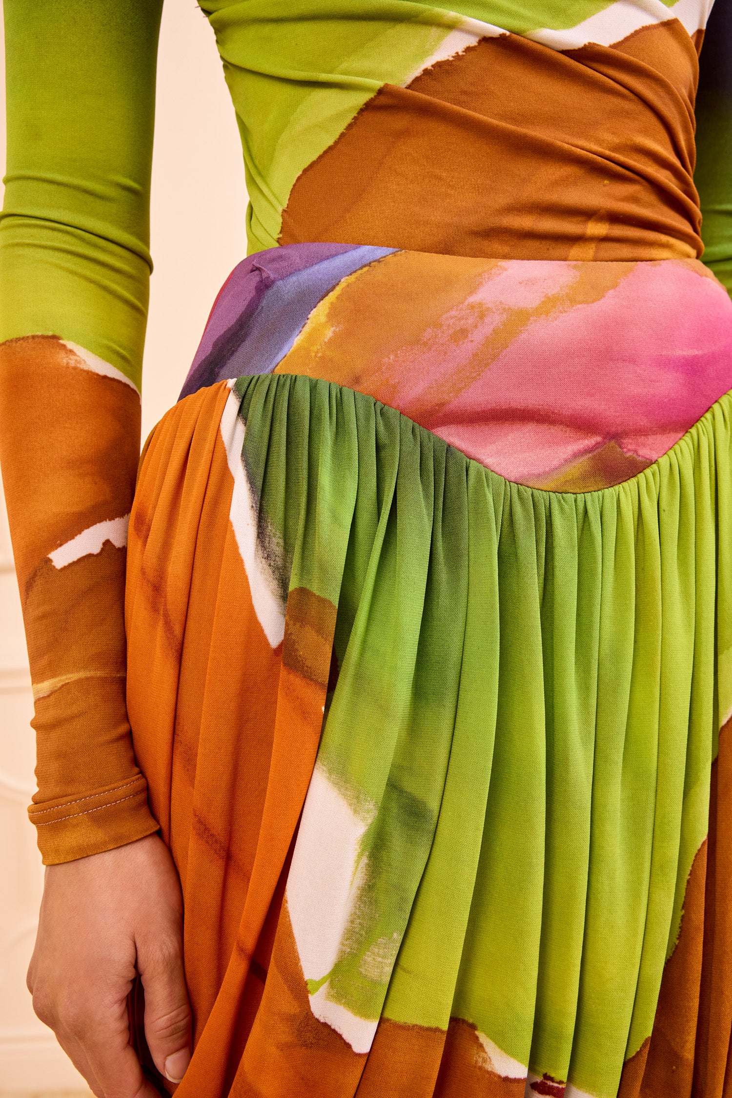 Reis Jersey Bubble Skirt - Nature Abhors A Vacuum - Image 3