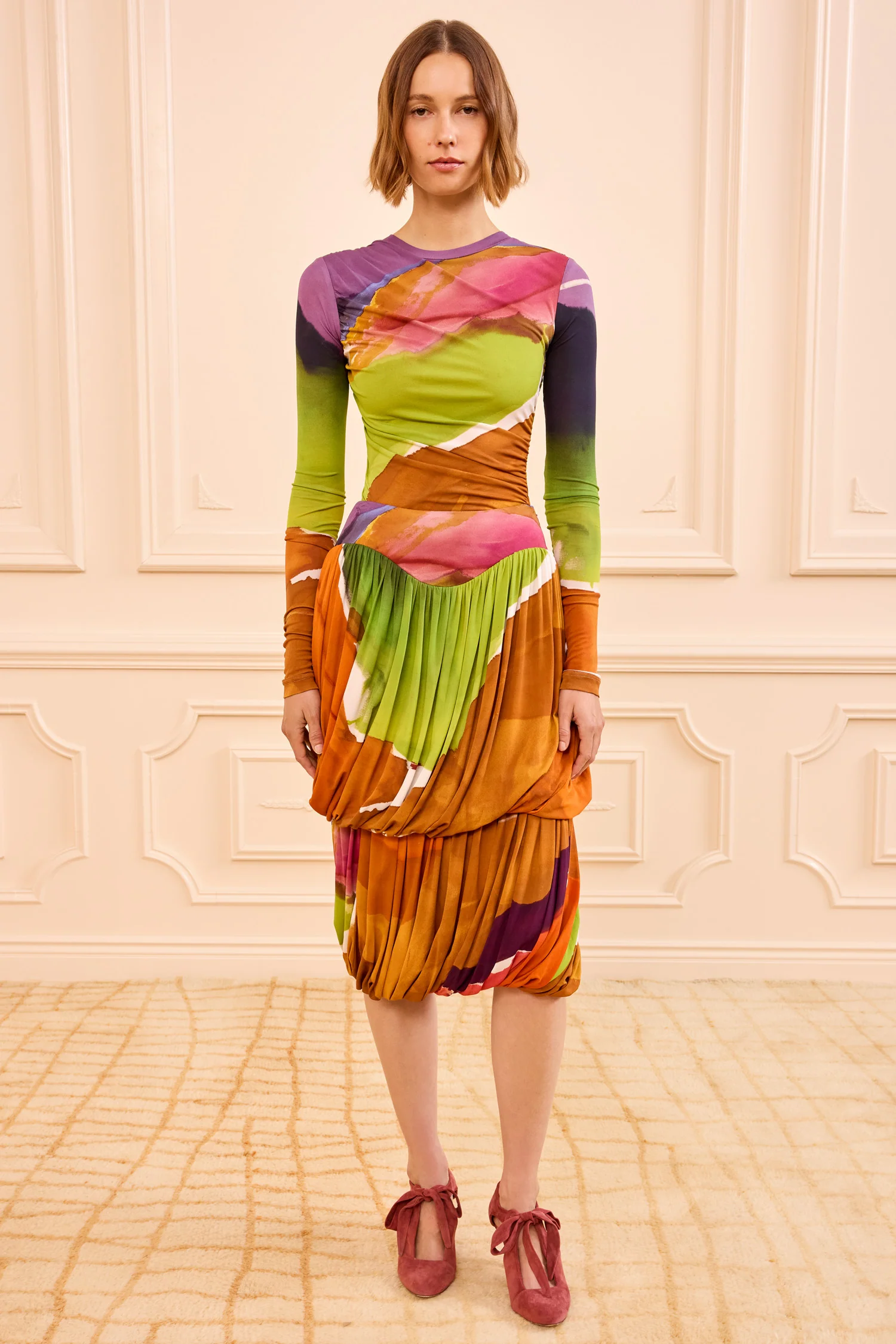 Reis Jersey Bubble Skirt - Nature Abhors A Vacuum - Image 4