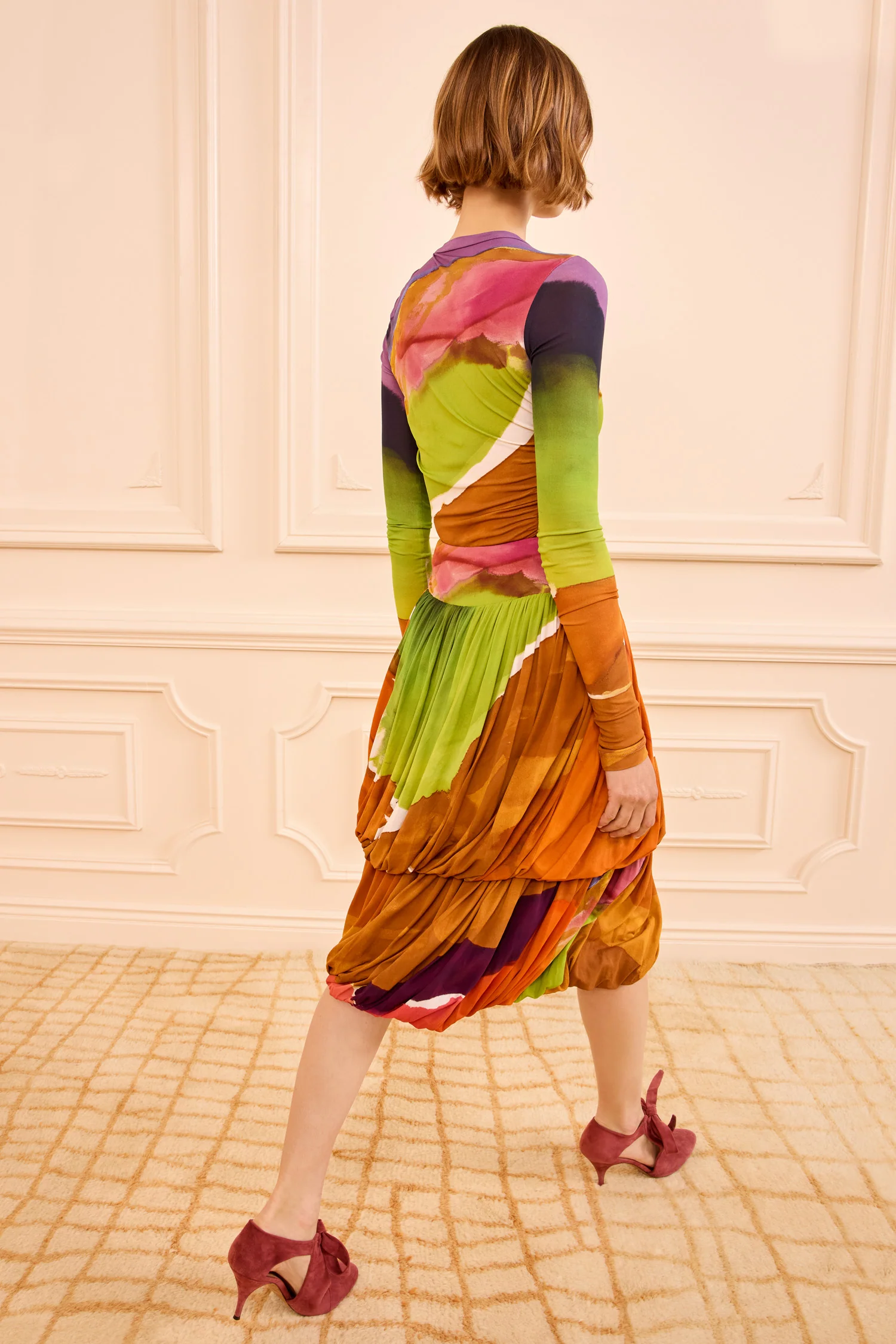 Reis Jersey Bubble Skirt - Nature Abhors A Vacuum - Image 5