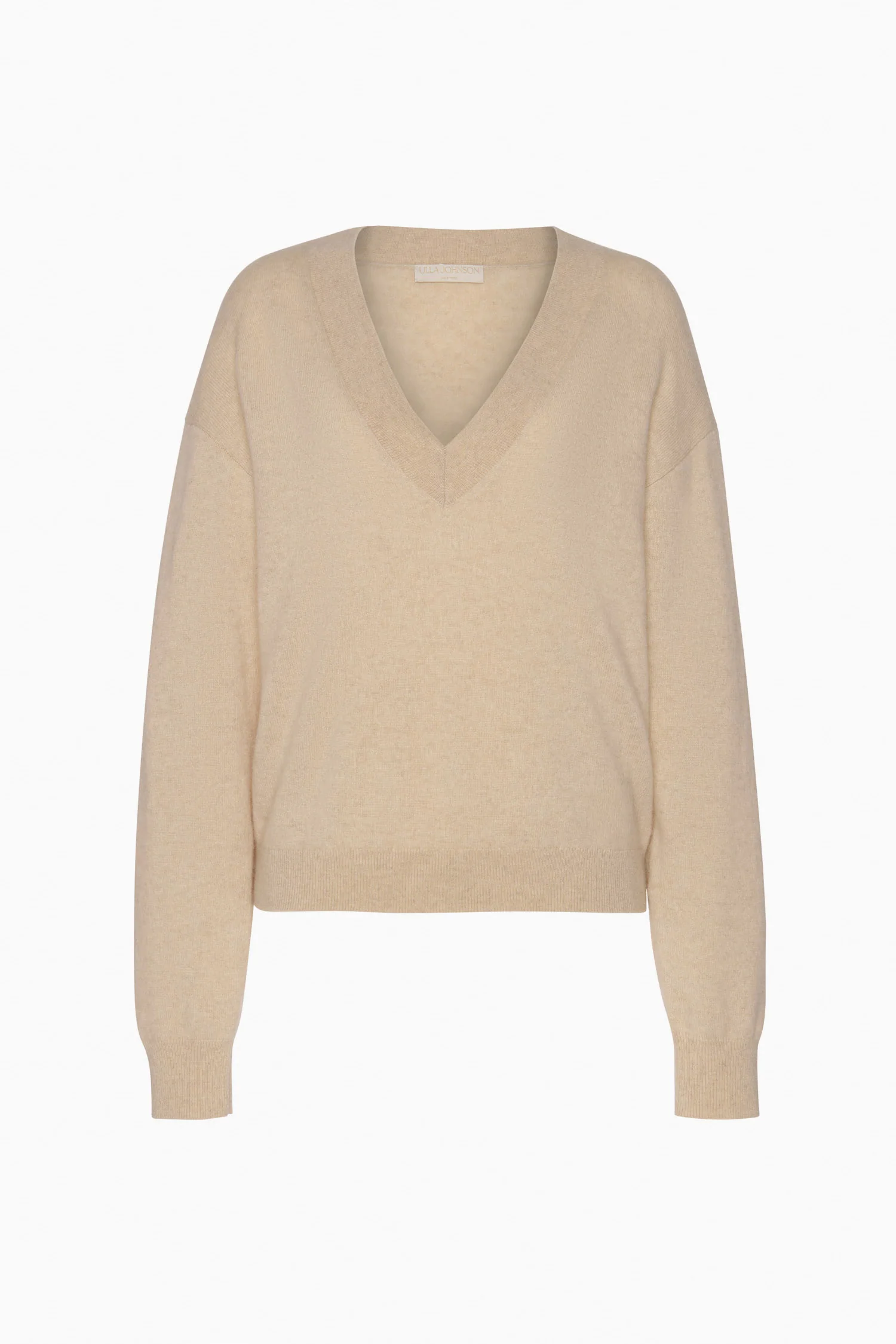 Ryla Cashmere V–Neck Pullover - Melange - Image 5