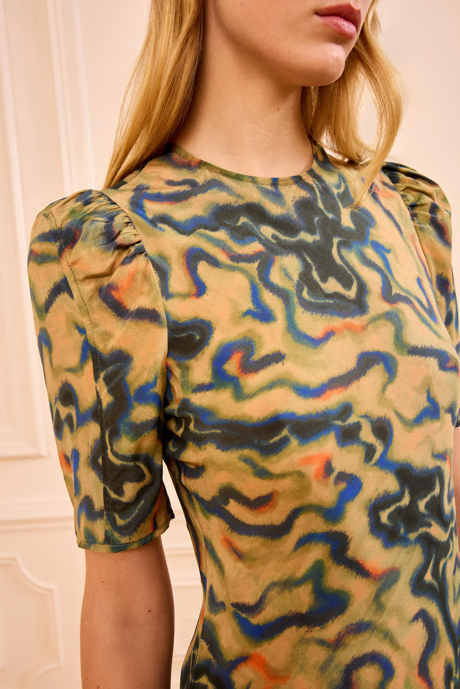 Samar Silk Dress - Geode - Image 2