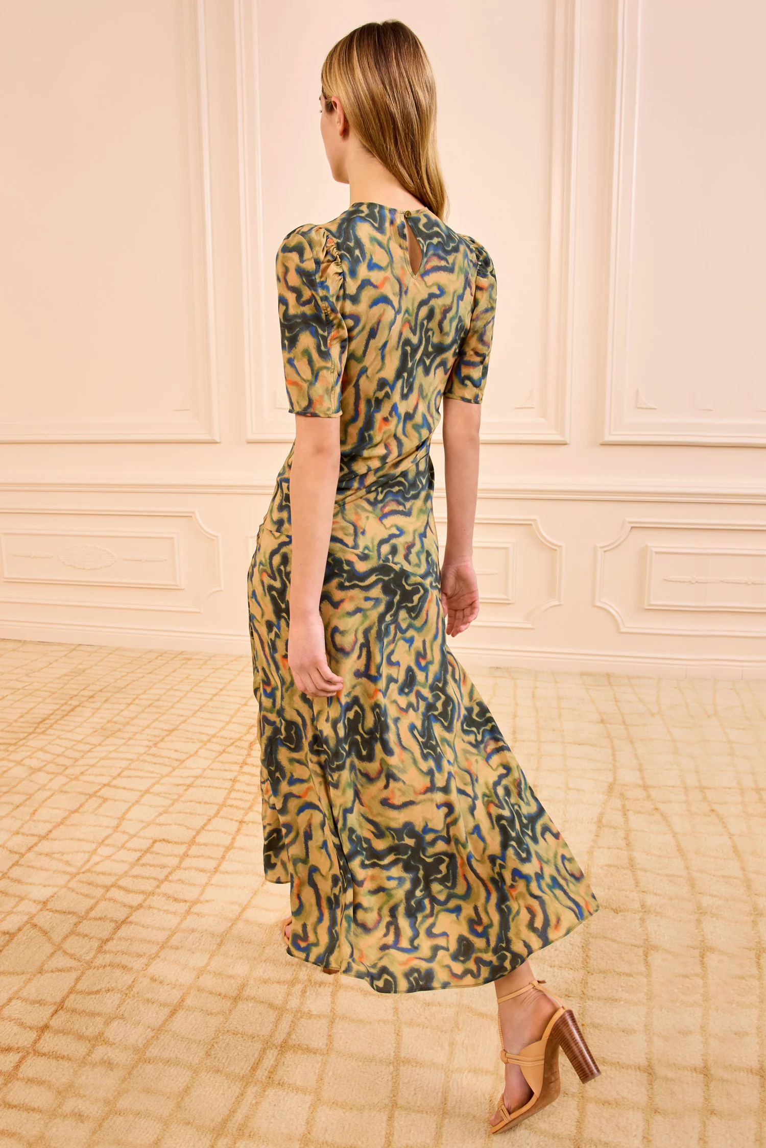 Samar Silk Dress - Geode - Image 4