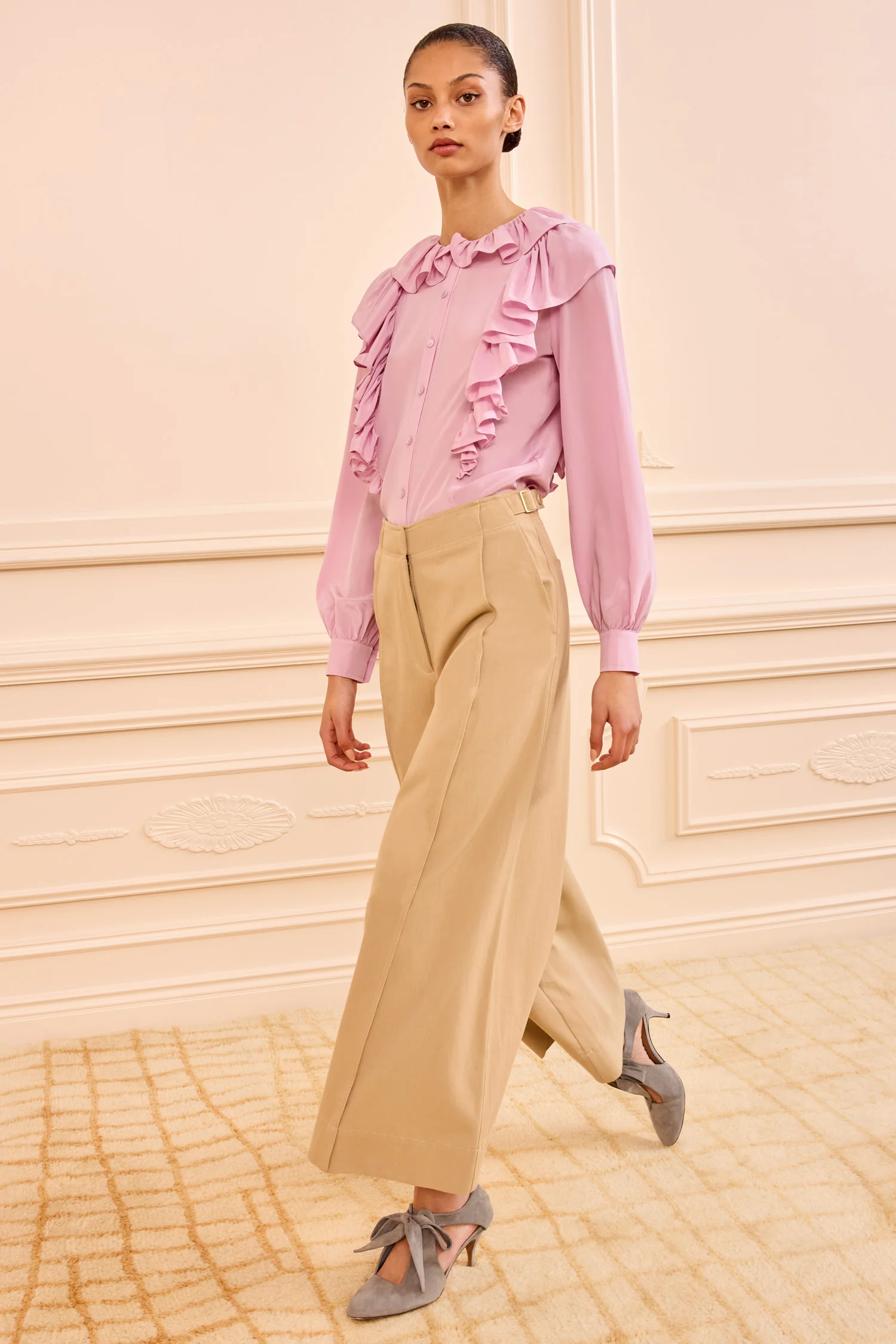 Sascha Cropped Trouser - Sahara - Image 3