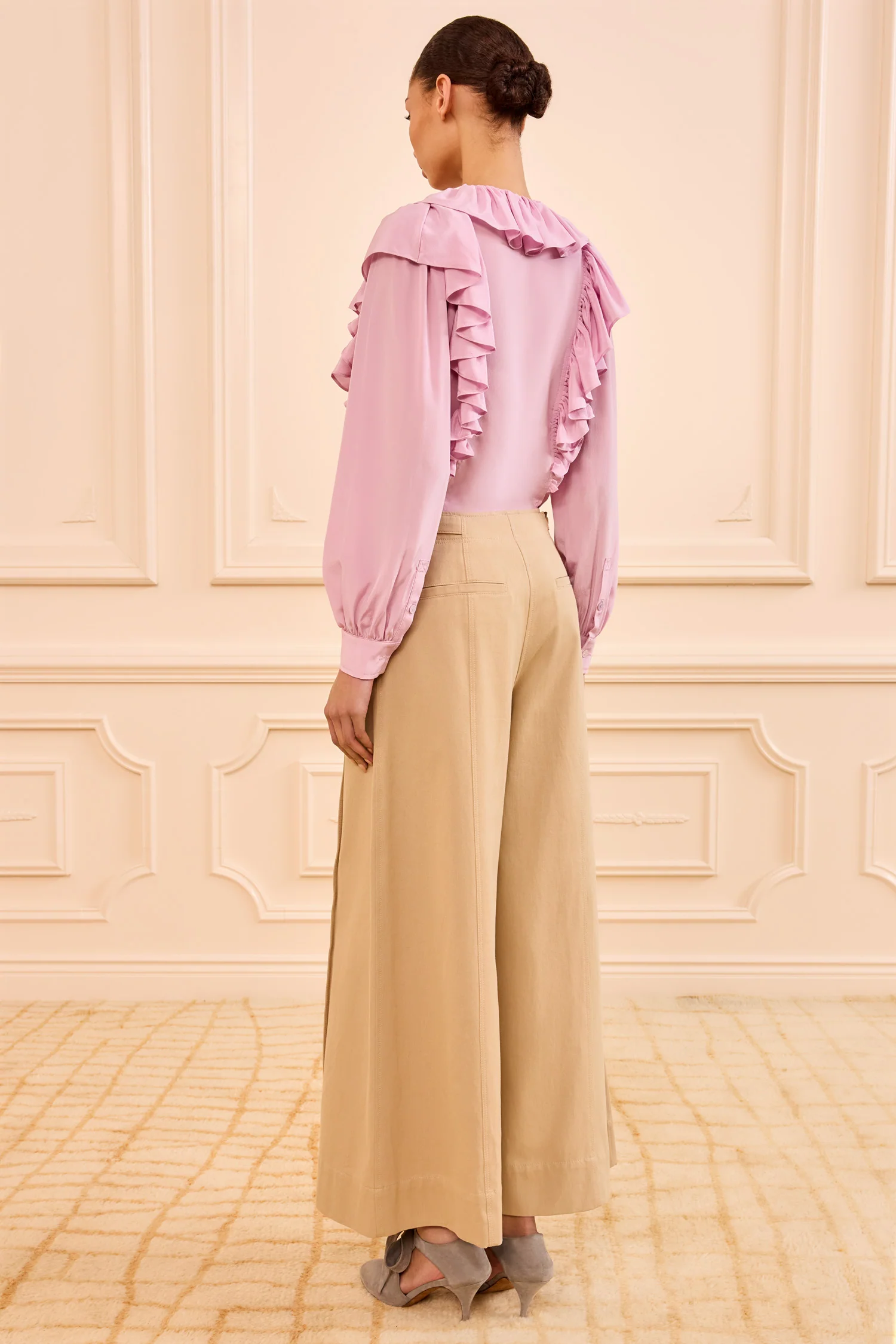 Sascha Cropped Trouser - Sahara - Image 5