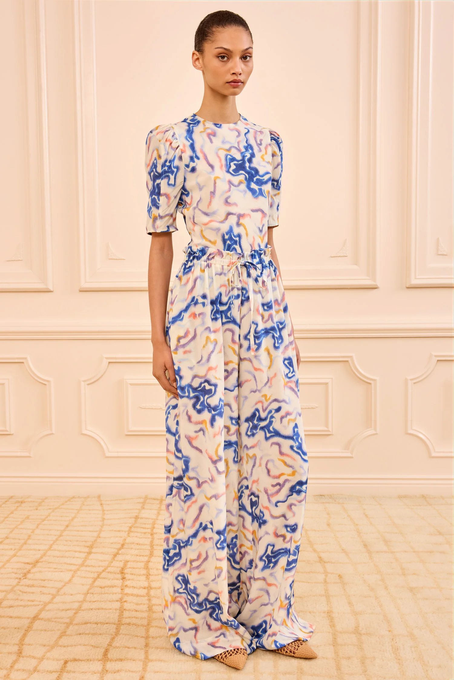 Sawyer Silk Pant - Prism - Image 3